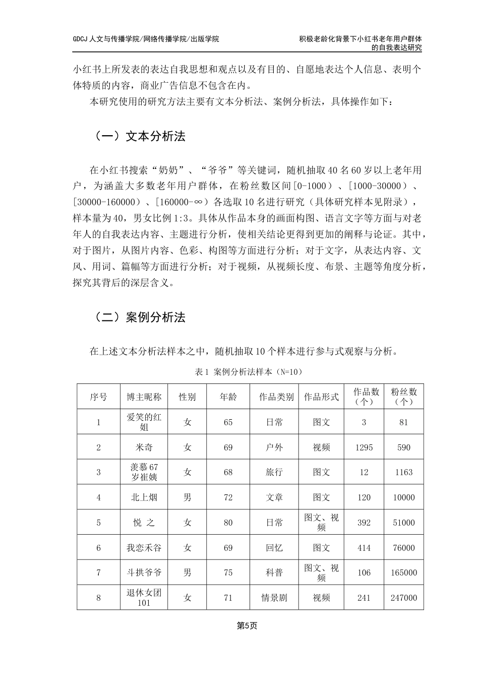 25年CH新闻学财经新闻 关键词：积极老龄化；小红书；老年用户自我表达；新媒体；话语终稿-约13783字符.docx_第9页