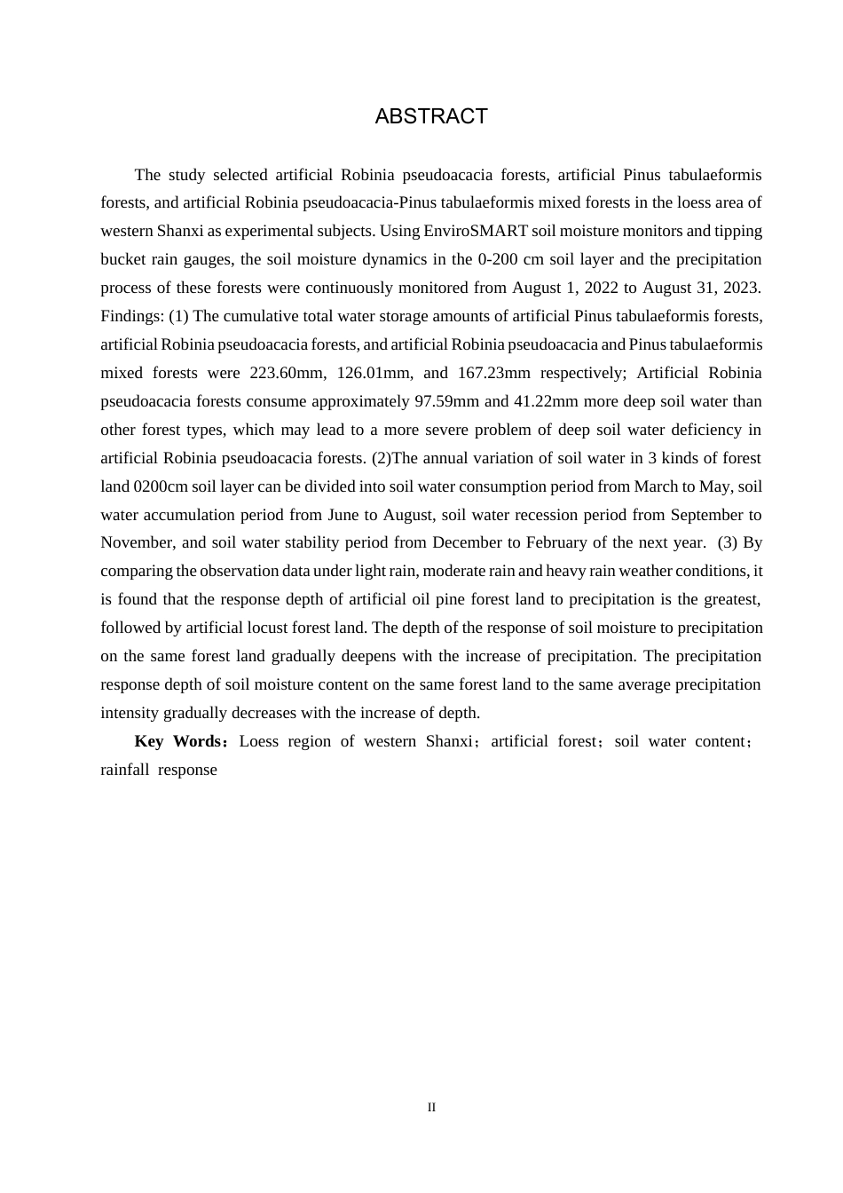 25年CH环境生态工程-晋西黄土区不同人工林地土壤水分特征及其对降雨的响应终稿-约11273字符.docx_第2页