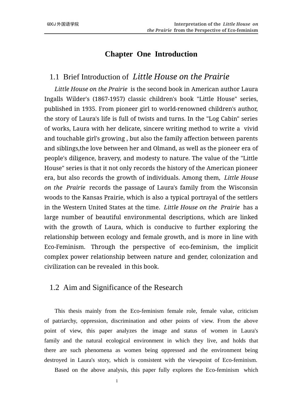 25年CH商务英语 晏思莲生态女权主义视角下的《草原小屋》解读终稿-约52789字符.docx_第5页