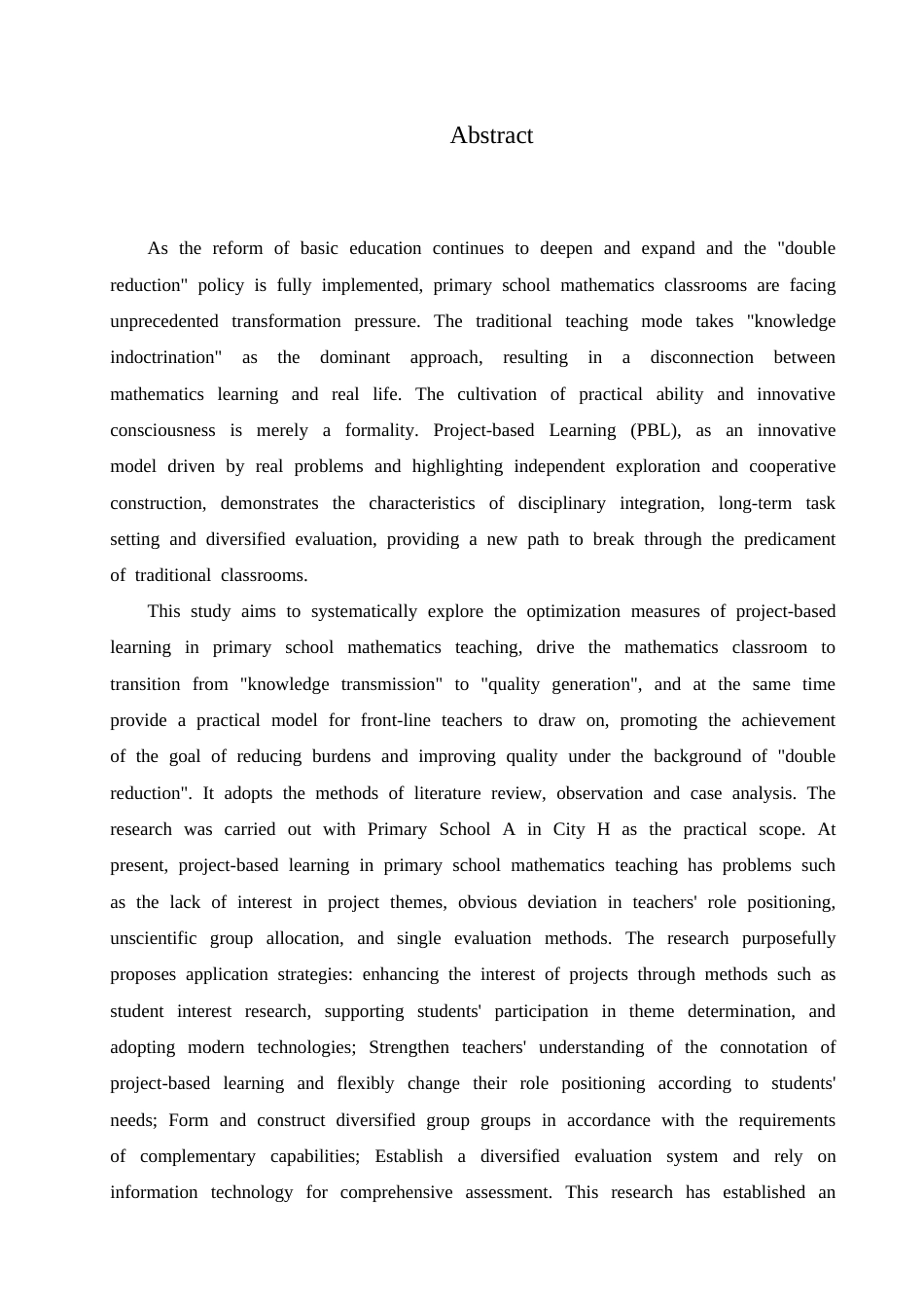 25年CH小学教育 项目式学习在小学数学教学中的应用策略探究-约15293字符.docx_第6页