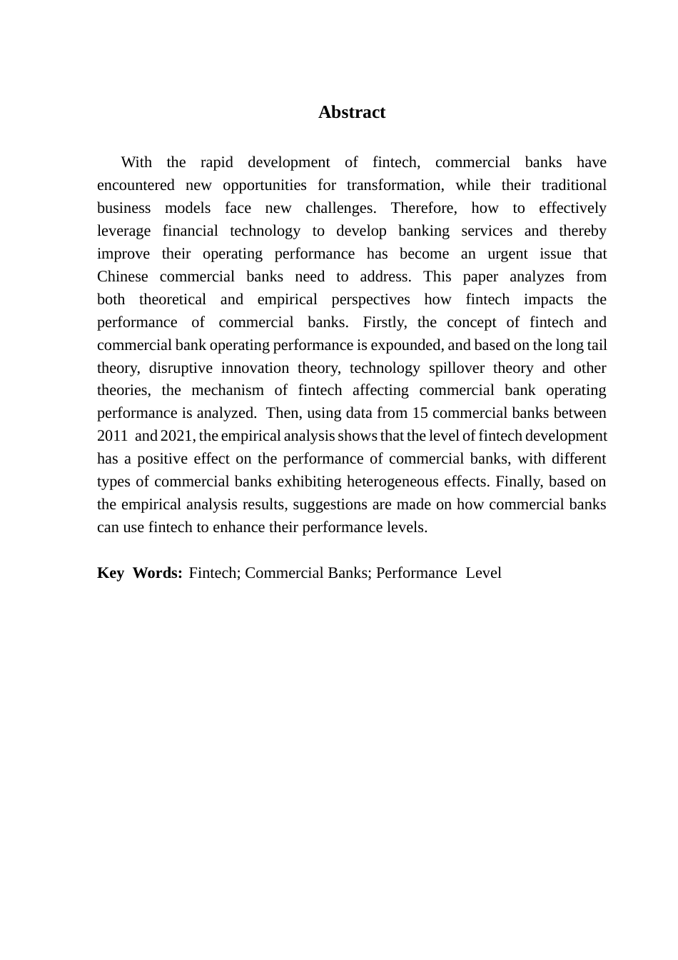 25年CH金融学 关键词：金融科技；商业银行；绩效水平终稿-约24086字符.docx_第3页