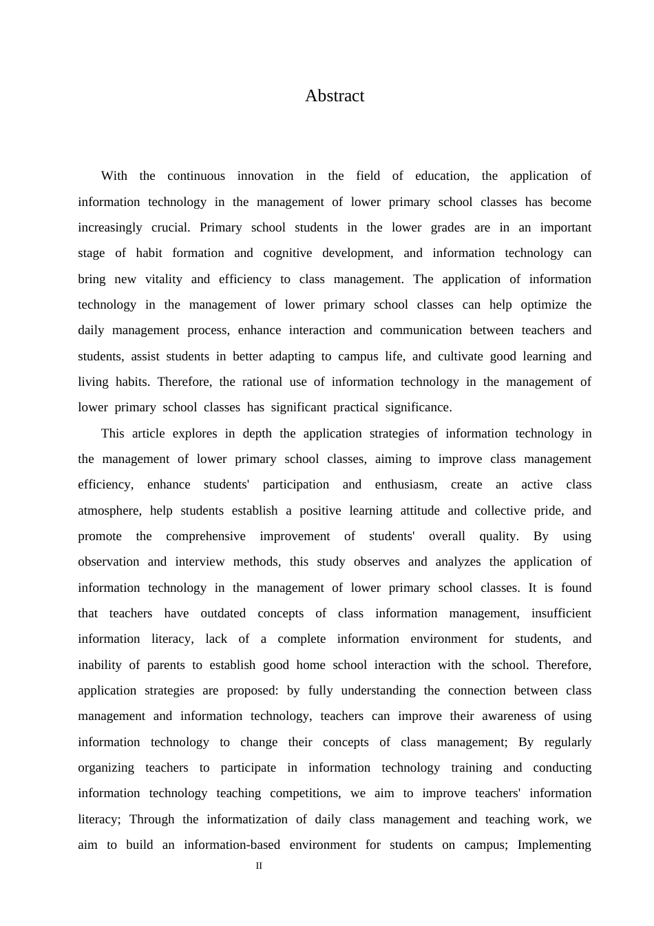 25年CH小学教育 信息化技术在小学低年级班级管理中应用策略探究-约18155字符.docx_第4页