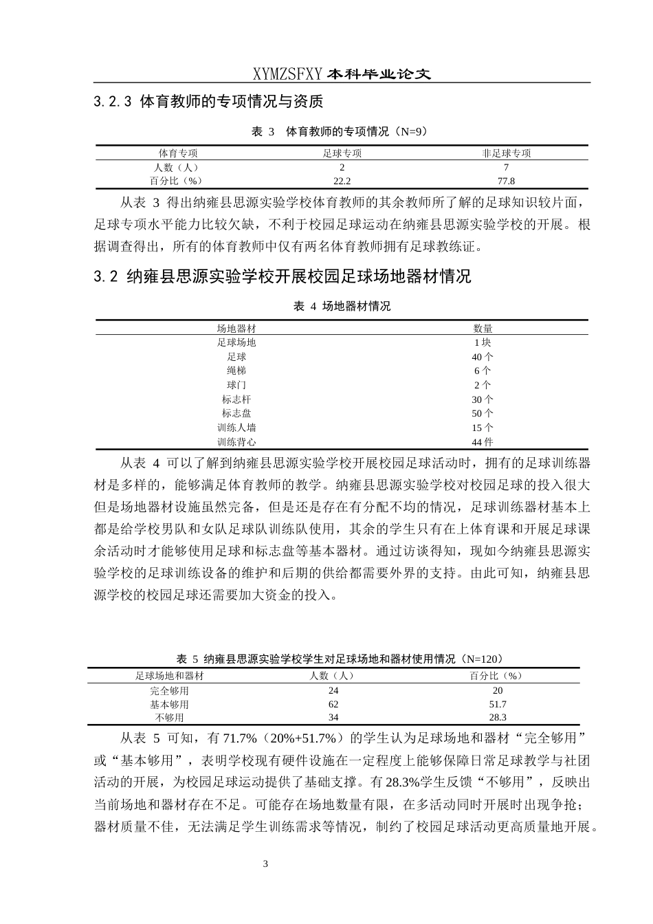 25年CH体育教育-纳雍县思源实验学校校园足球开展的现状调查-约12367字符.docx_第7页