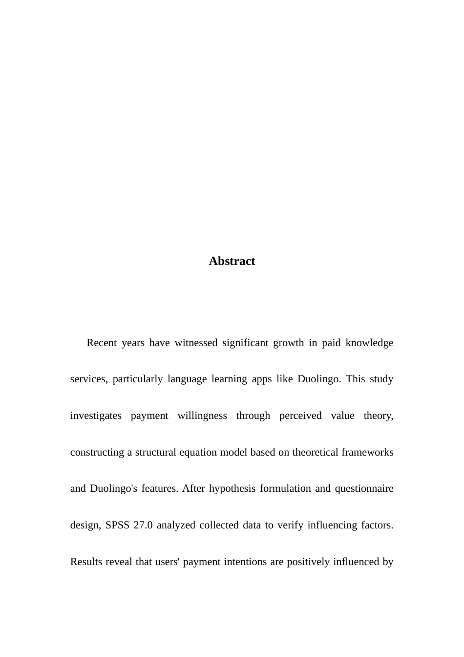 25年CH电子商务 本科毕业论文-基于感知价值理论的语言学习APP用户付费意愿影响研究终稿-约19331字符.docx_第3页
