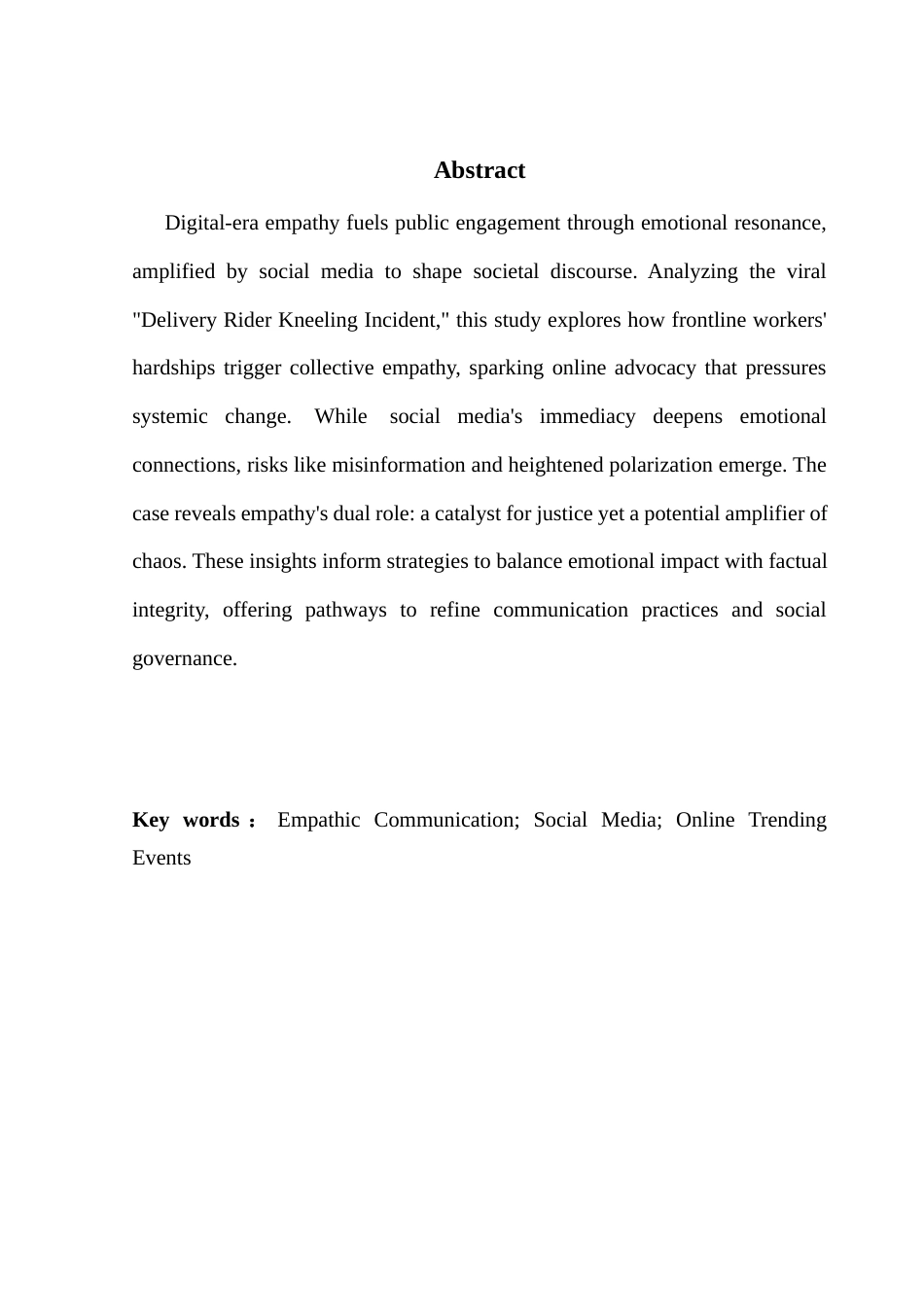 25年CH财经新闻学 数字时代的共情传播分析-以外卖员下跪事件为例-约11524字符.docx_第5页