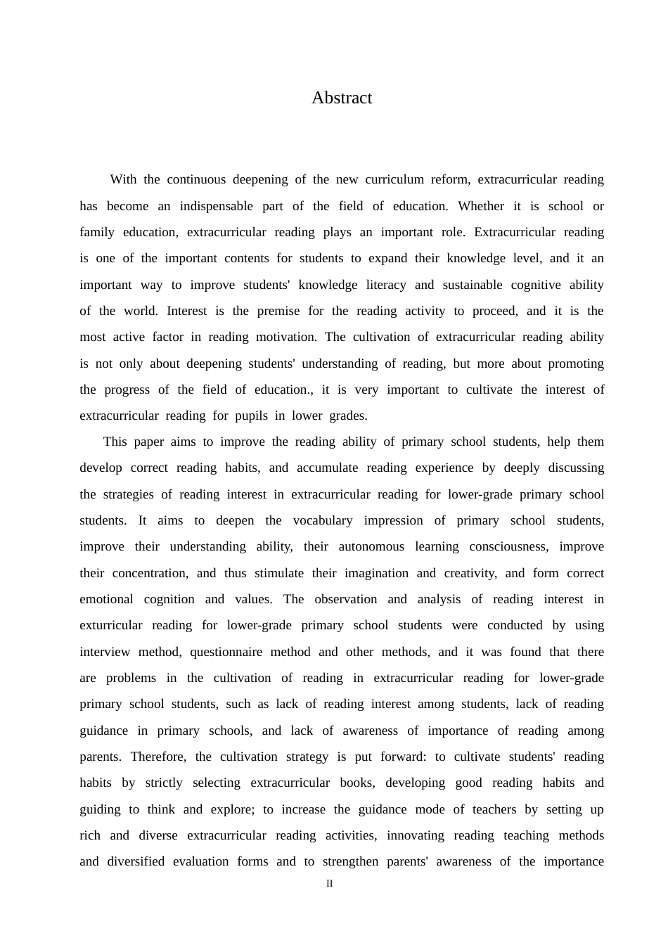 25年CH小学教育 小学低年级学生课外阅读兴趣的培养策略探究-约18038字符.docx_第5页