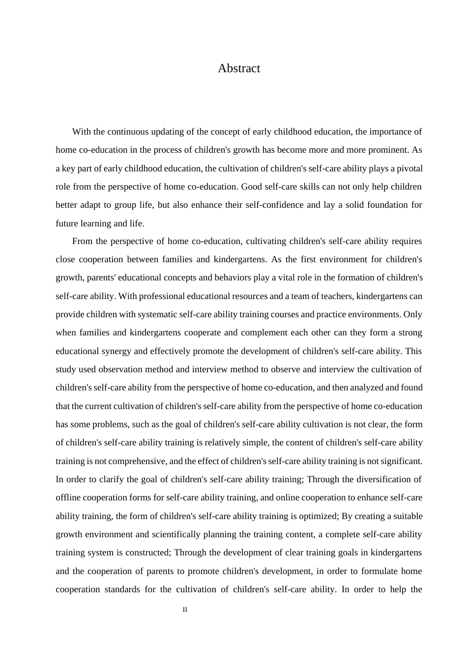 25年CH学前教育 家园共育视角下幼儿自理能力的培养策略探究-约16377字符.docx_第4页