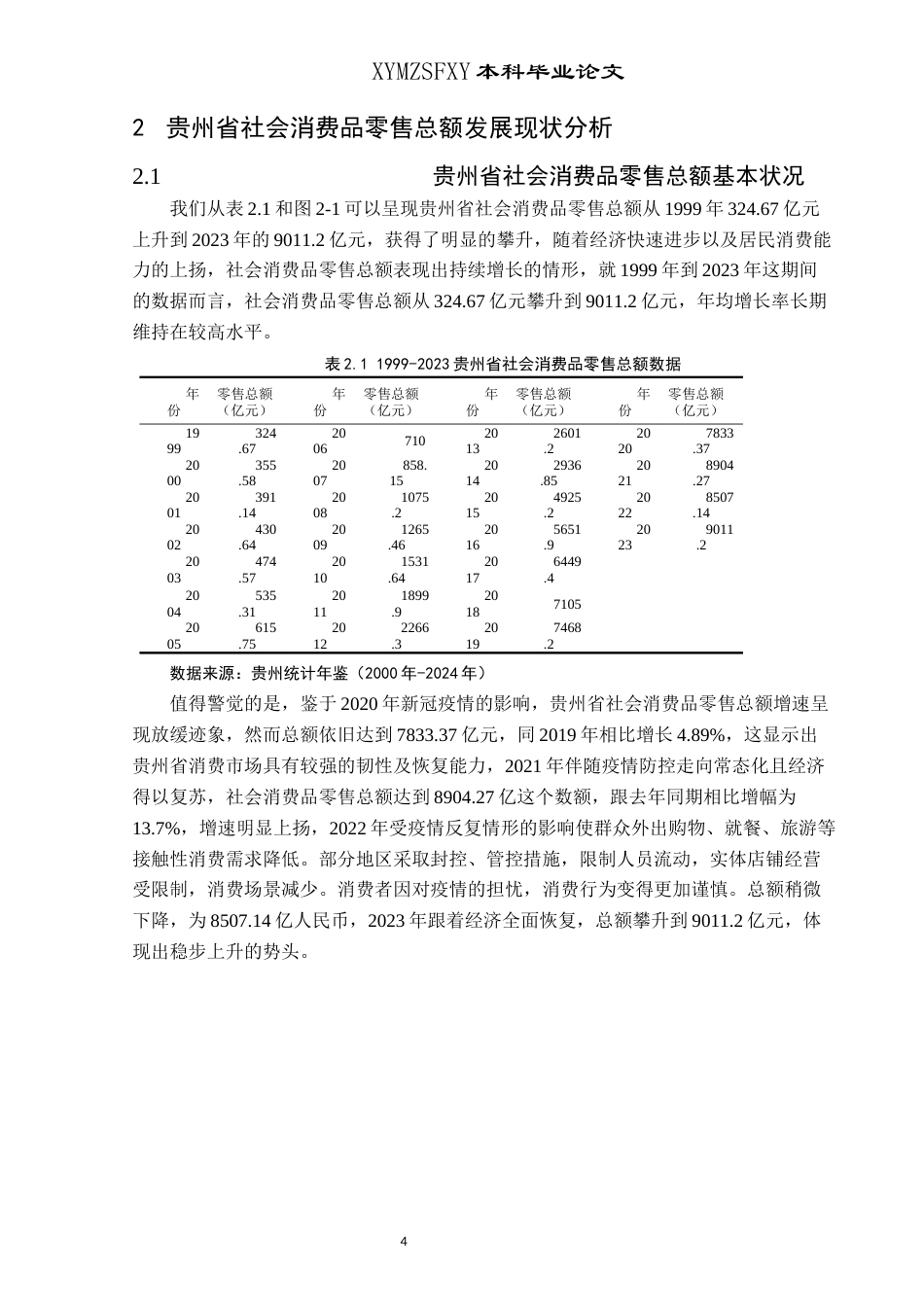 25年CH统计学 基于时间序列分析的社会消费品零售总额预测——以贵州省为例(终)-约13786字符.docx_第8页
