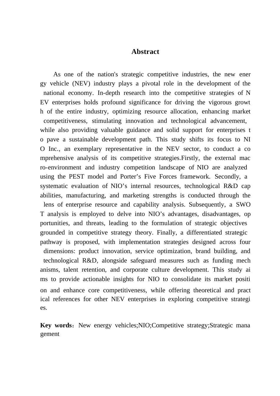 25年CH工商管理 冯戈艺蔚来汽车竞争战略研究i终稿-约27733字符.docx_第2页
