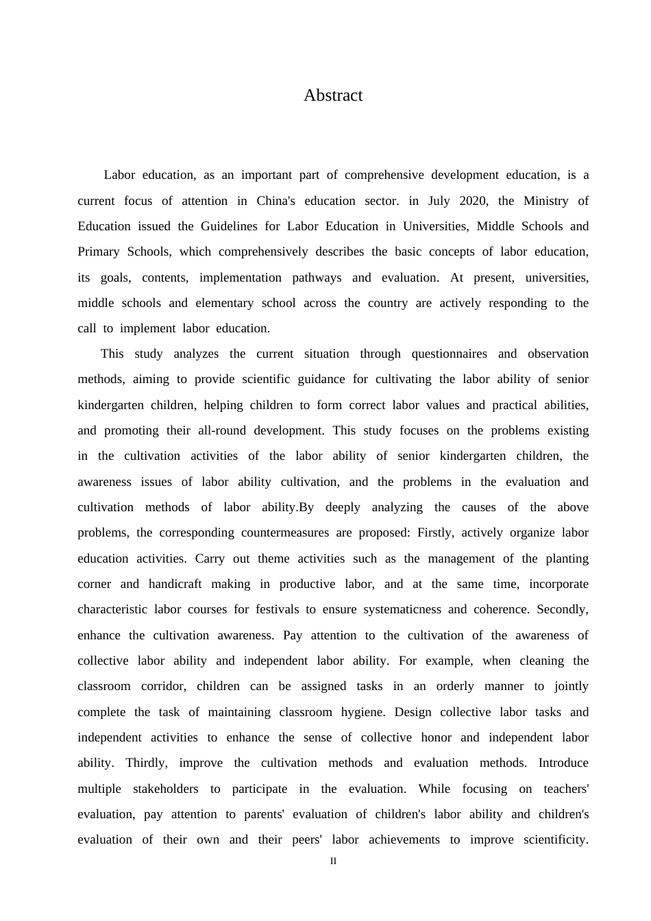 25年CH学前教育-大班幼儿劳动能力培养过程中存在的问题及对策探究-约18001字符.doc_第3页