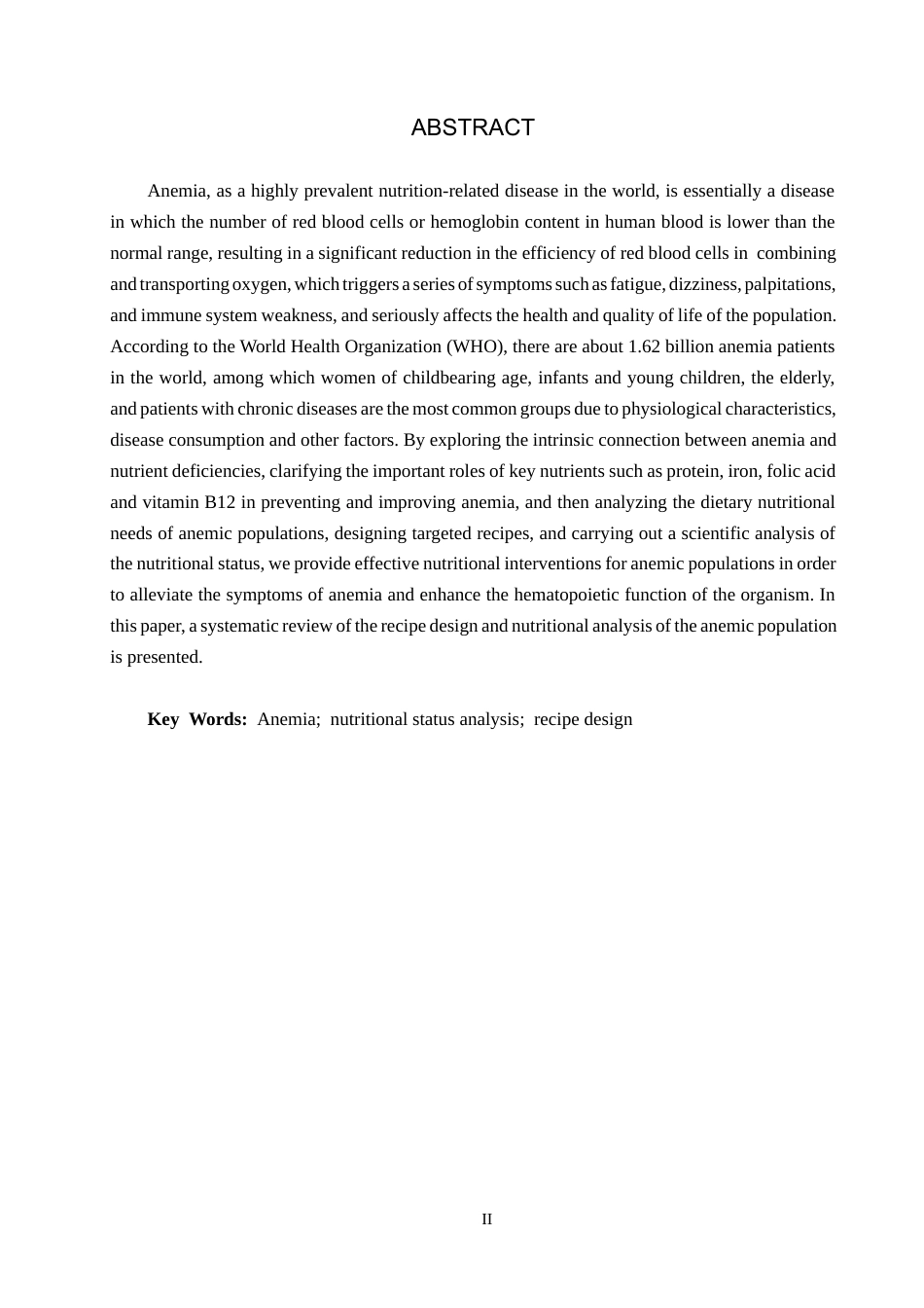 25年CH食品质量与安全-贫血人群营养状况分析与食谱设计终稿-约12518字符.docx_第2页
