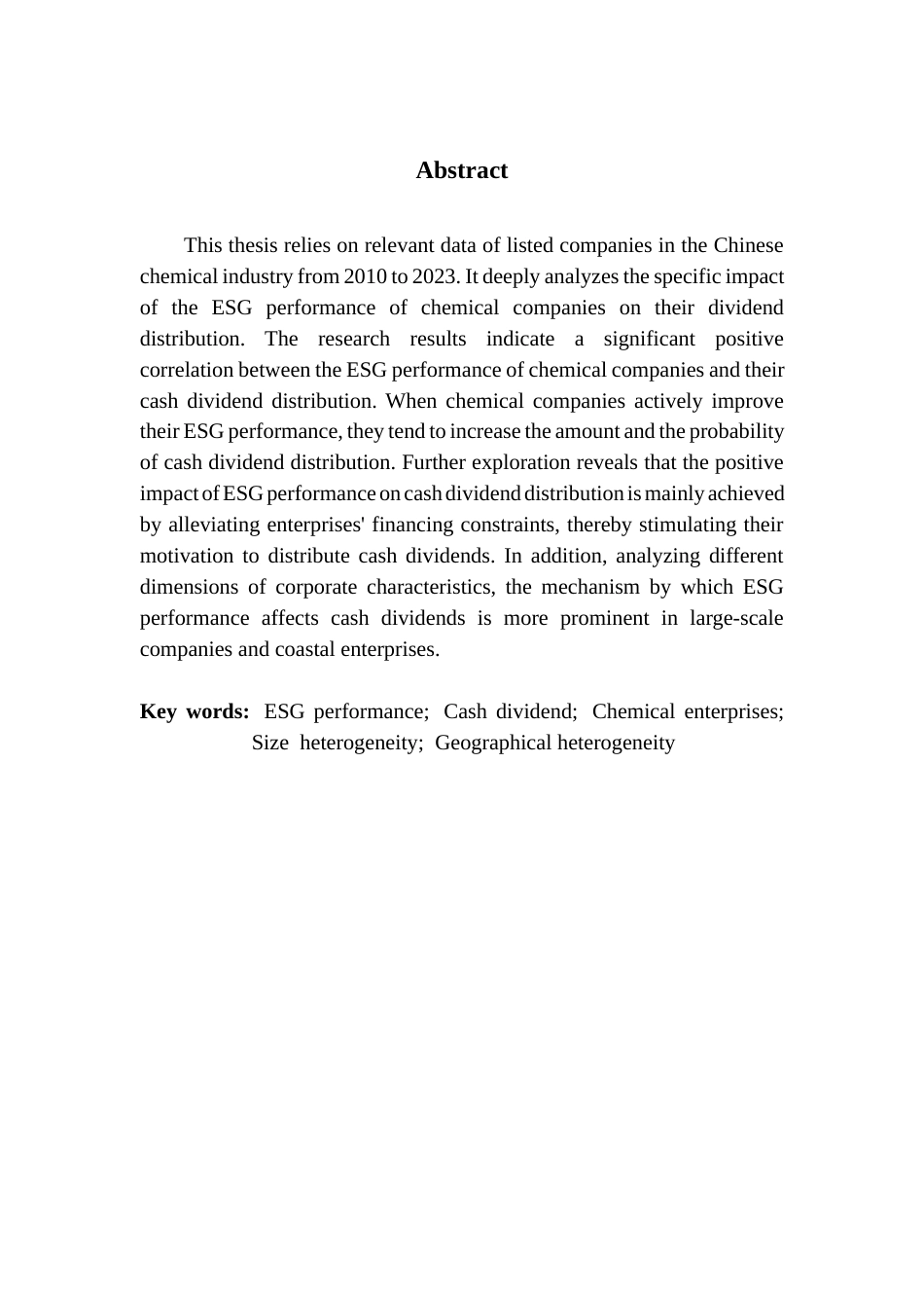 25年CH财务管理 关键词：表现；现金股利；化工企业；规模异质性；地域异质性终稿-约15887字符.docx_第3页