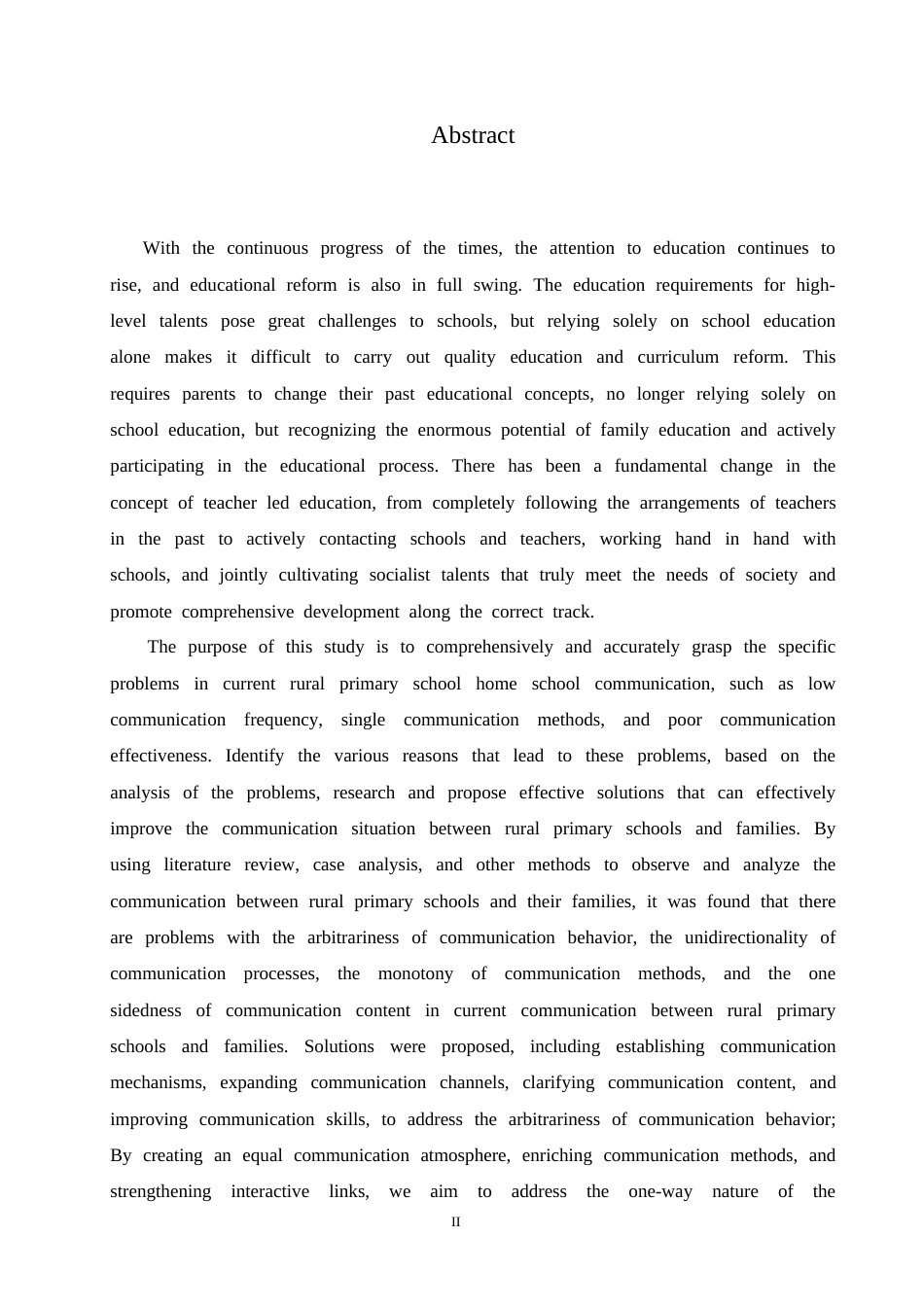 25年CH小学教育 农村小学家校沟通中存在的问题及解决策略-约18827字符.doc_第3页