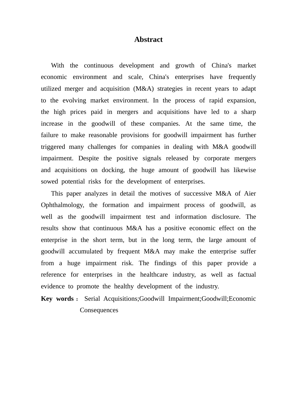 25年CH审计学 企业连续并购商誉减值研究-以爱尔眼科为例（终稿）终稿-约18052字符.docx_第3页