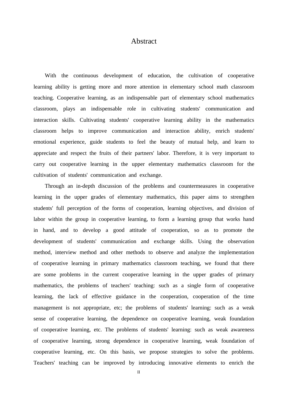 25年CH小学教育 小学数学高年级合作学习中存在的问题及对策-约19013字符.doc_第3页