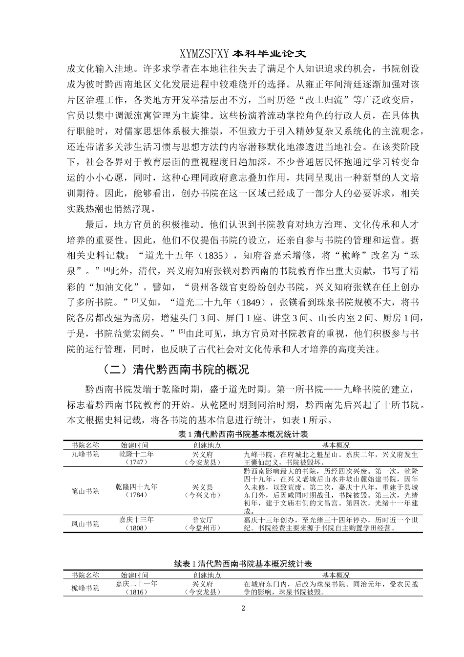 25年CH历史学-清代黔西南书院的设立及其影响关键词-清代；黔西南；书院；影响-约9193字符.docx_第5页