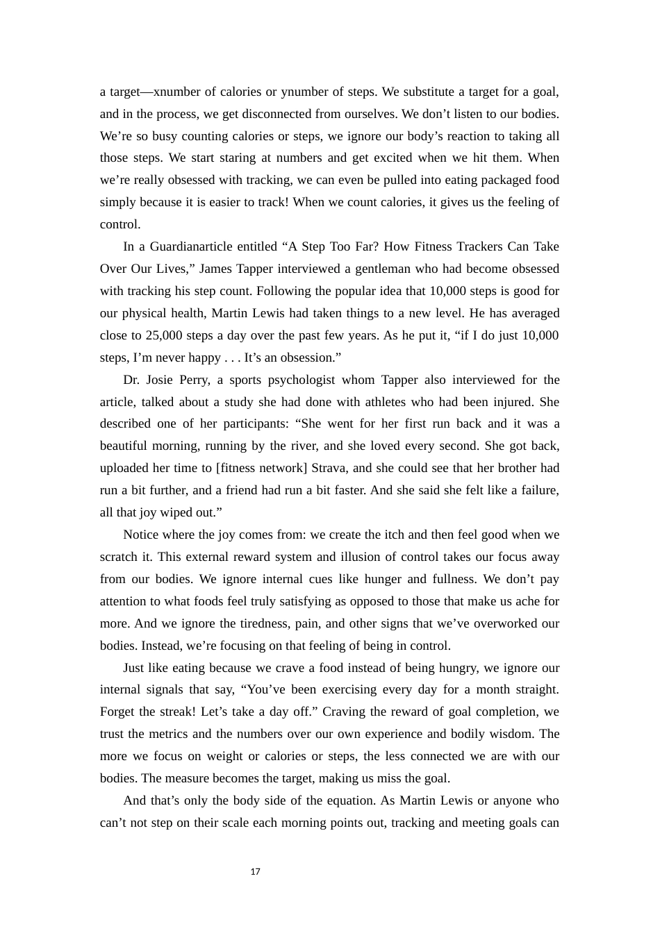 25年CH翻译学《饥饿习惯：为何我们在不饿时进食及如何停止》（节选）翻译实践报告翻译实践报告最终稿 .docx 附录1：原文 o.docx_第6页