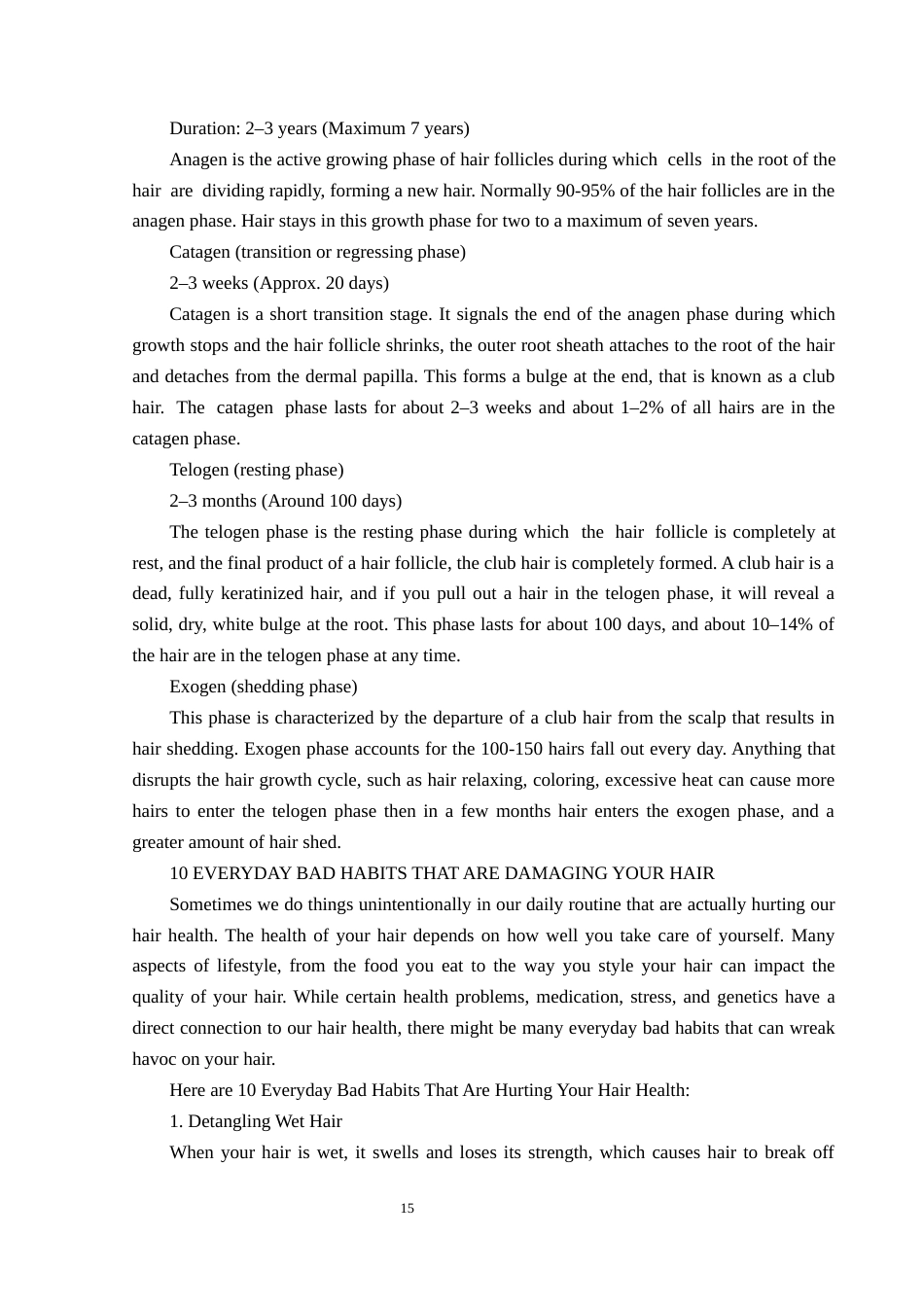 25年CH翻译学《健康头发的秘密》（节选）翻译实践报告AReportontheChineseTranslati.doc附录1原文 e,.docx_第3页