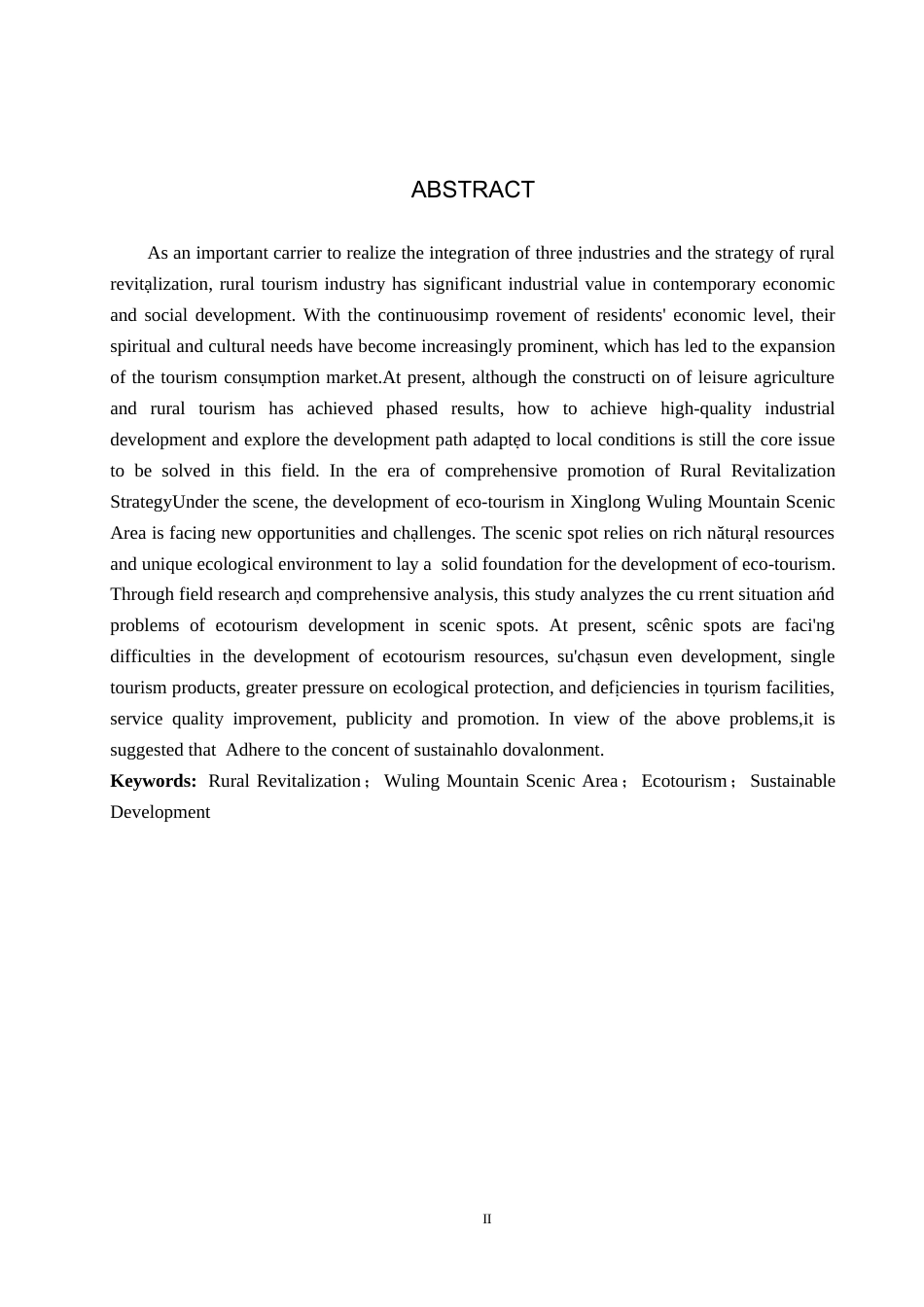25年CH旅游管理与服务教育-乡村振兴背景下雾灵山景区生态旅游发展对策研究(3)-约18692字符.docx_第2页