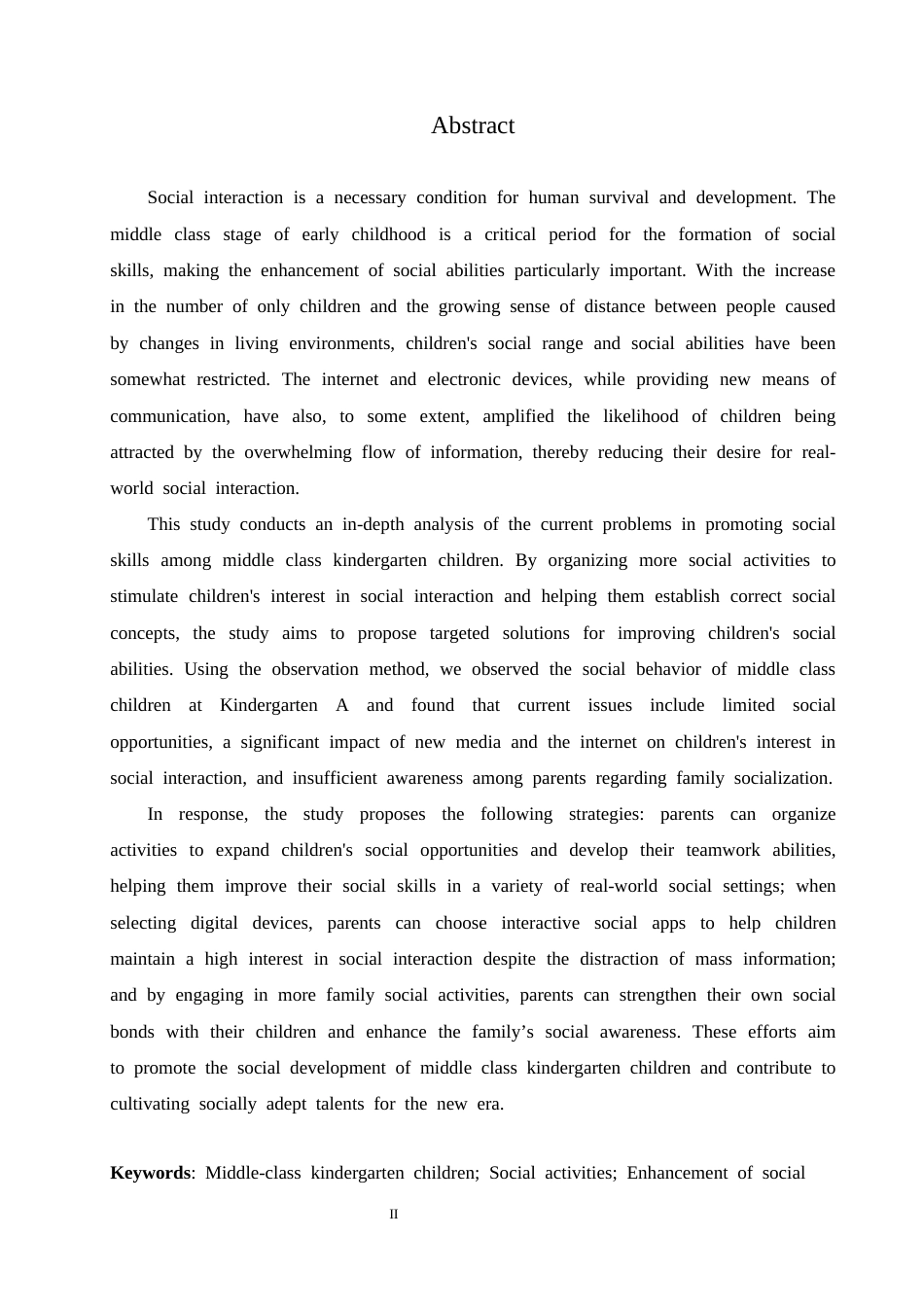 25年CH学前教育-中班幼儿社交能力提升中存在的问题及解决策略-约13586字符.docx_第2页