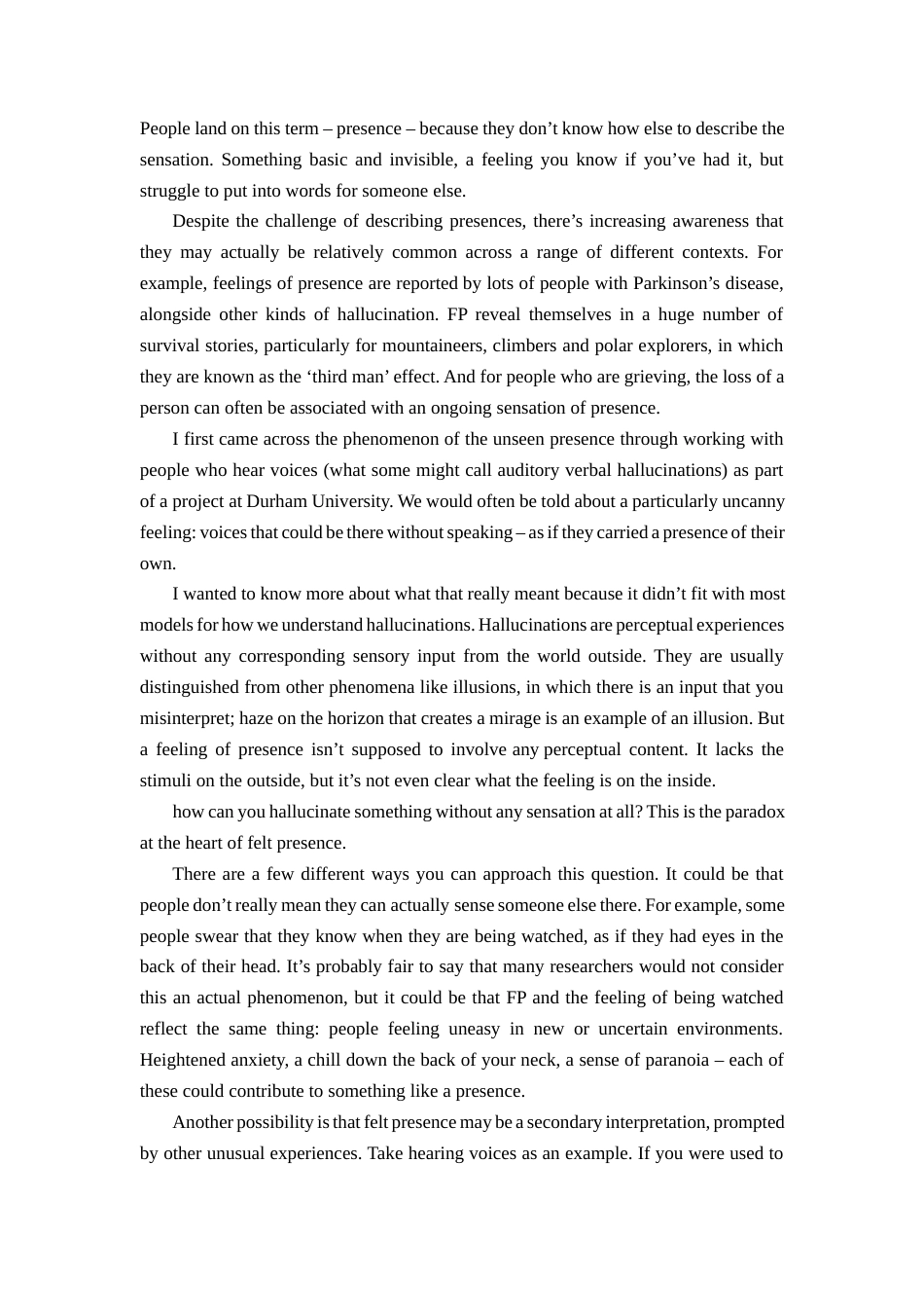 25年CH翻译学《空气中有另一个人的存在》翻译实践报告AReportontheChineseTranslat.doc附录1原文 a.docx_第2页