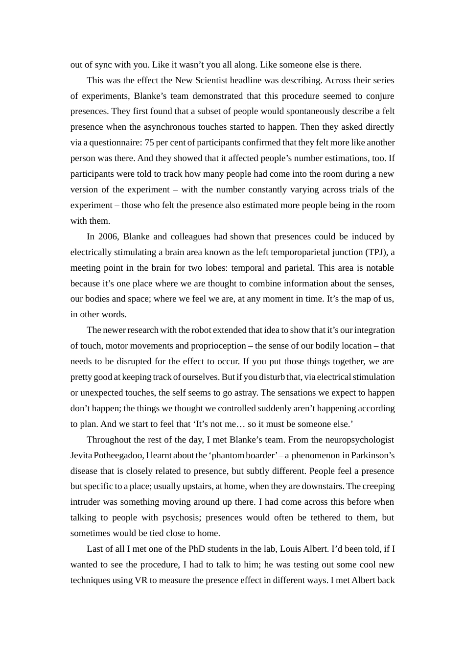 25年CH翻译学《空气中有另一个人的存在》翻译实践报告AReportontheChineseTranslat.doc附录1原文 a.docx_第6页