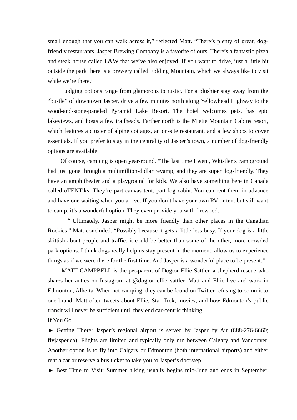 25年CH翻译学《有生之年与你的狗必去的五十个旅游地》（节选）翻译实践报告关键词：翻译目的论；应用信息型文本；宠物旅游.docx附件.docx_第5页