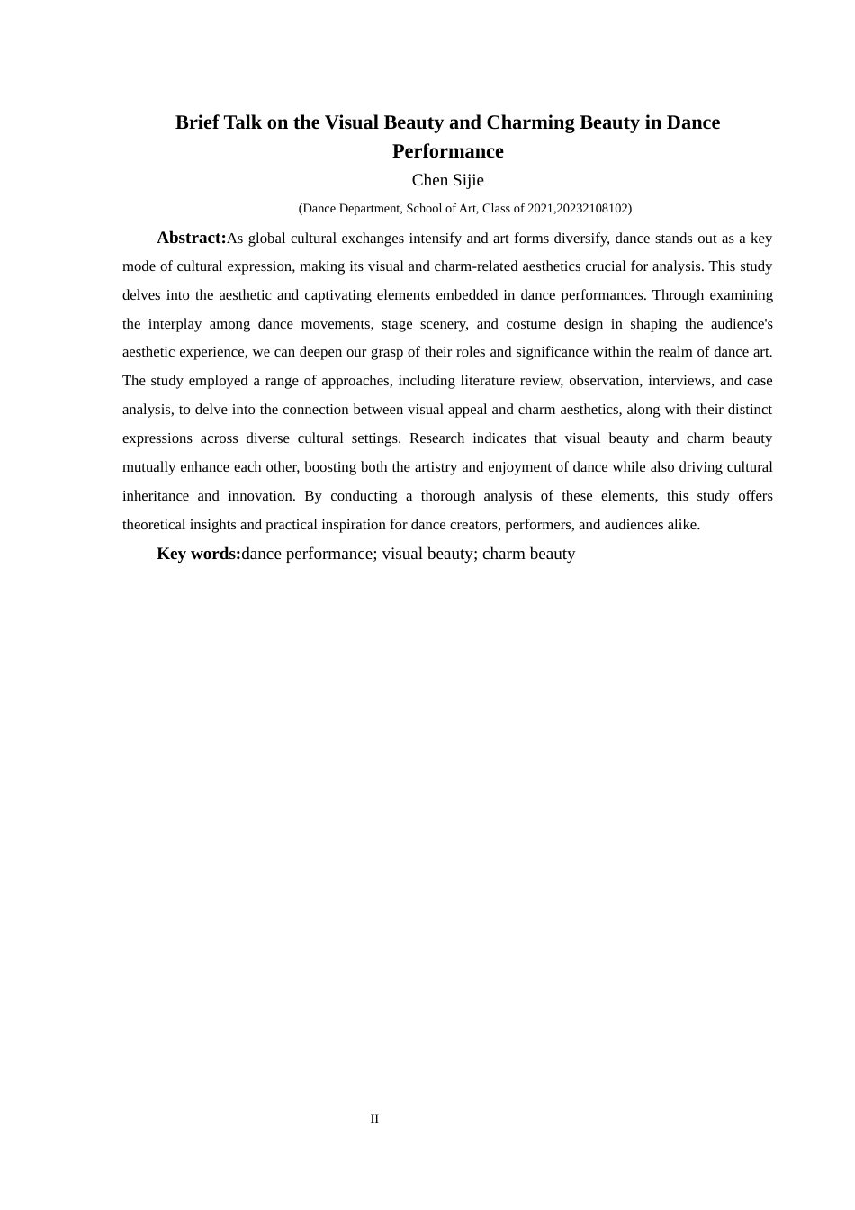 25年CH舞蹈学 关键词：舞蹈表演；视觉美；韵味美-约10453字符.docx_第4页