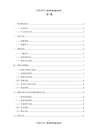 25年CH广播电视学本科 毕业设计《田园逐梦人》创作总结报告（后期部分） -约5201字符.doc