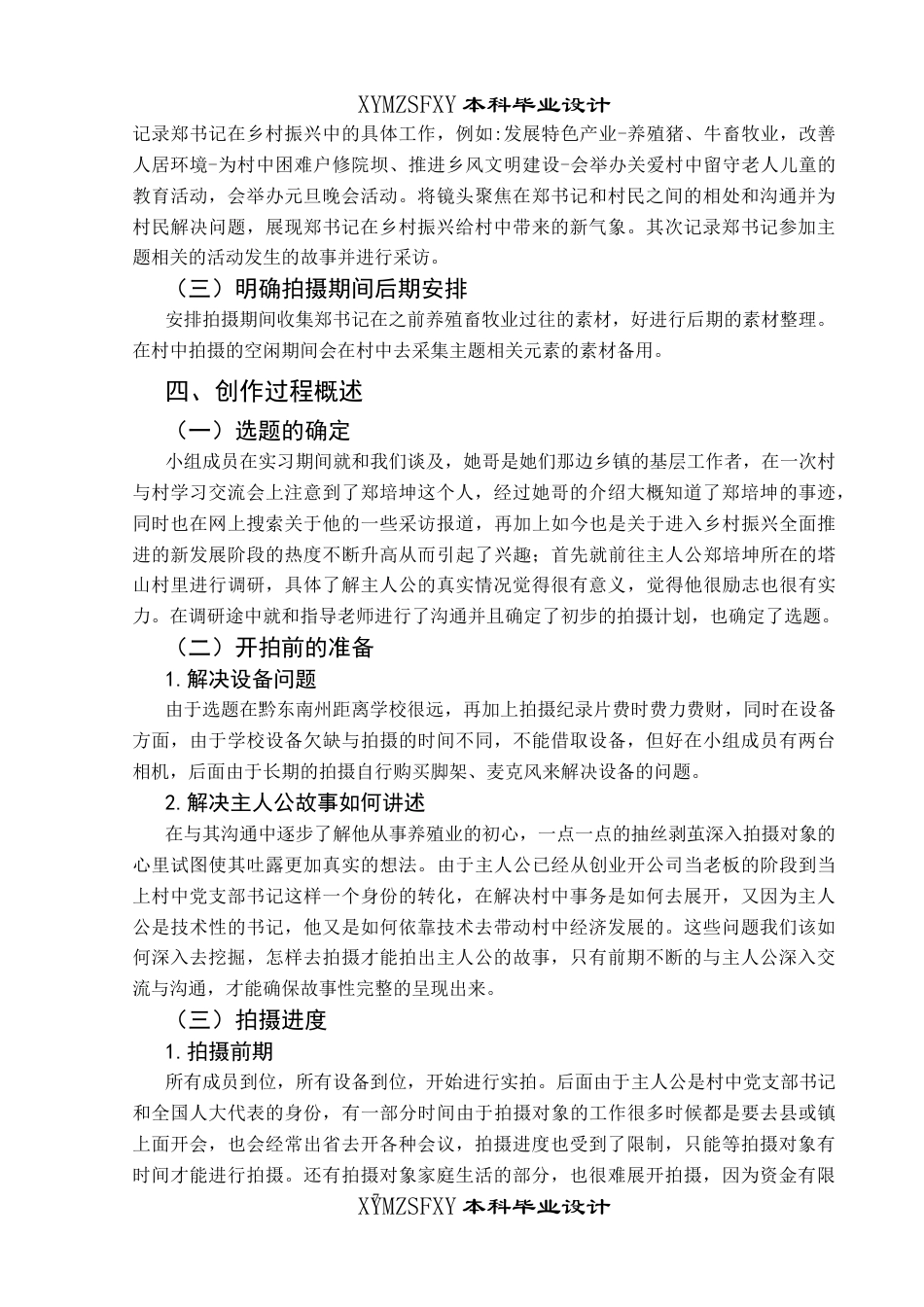 25年CH广播电视学本科 《田野书记》创作总结报告（导演部分）BS-约5793字符.docx_第5页