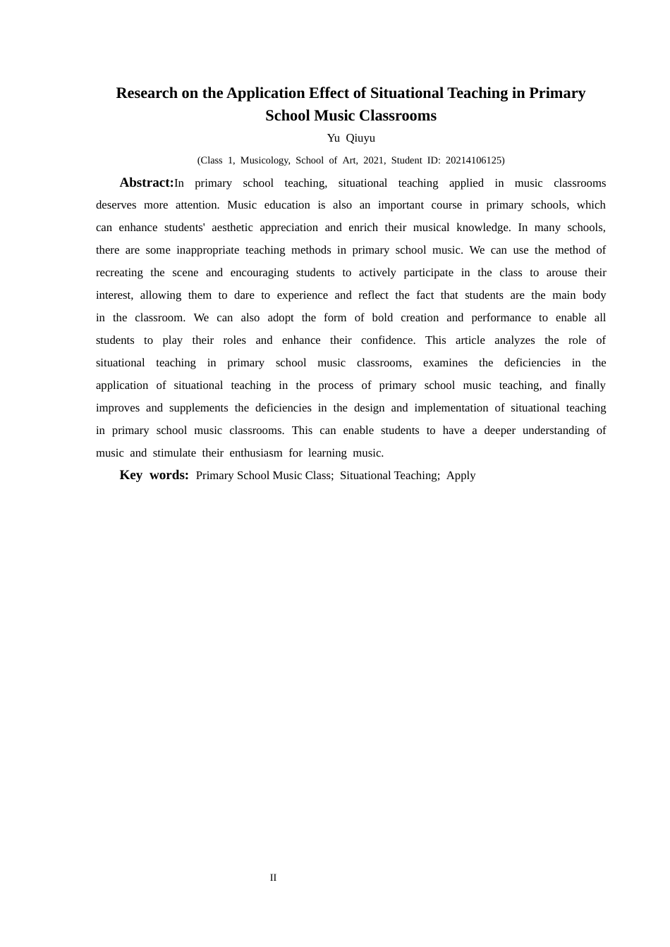 25年CH音乐学 情景教学在小学音乐课堂中的运用效果研究-约6827字符.docx_第4页