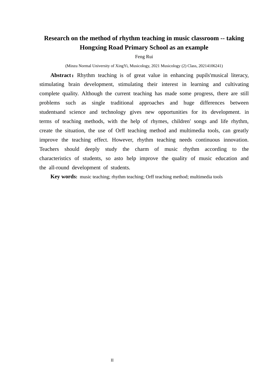 25年CH音乐学 音乐课堂中节奏教学的方法探究最终稿(1)-约11436字符.docx_第3页