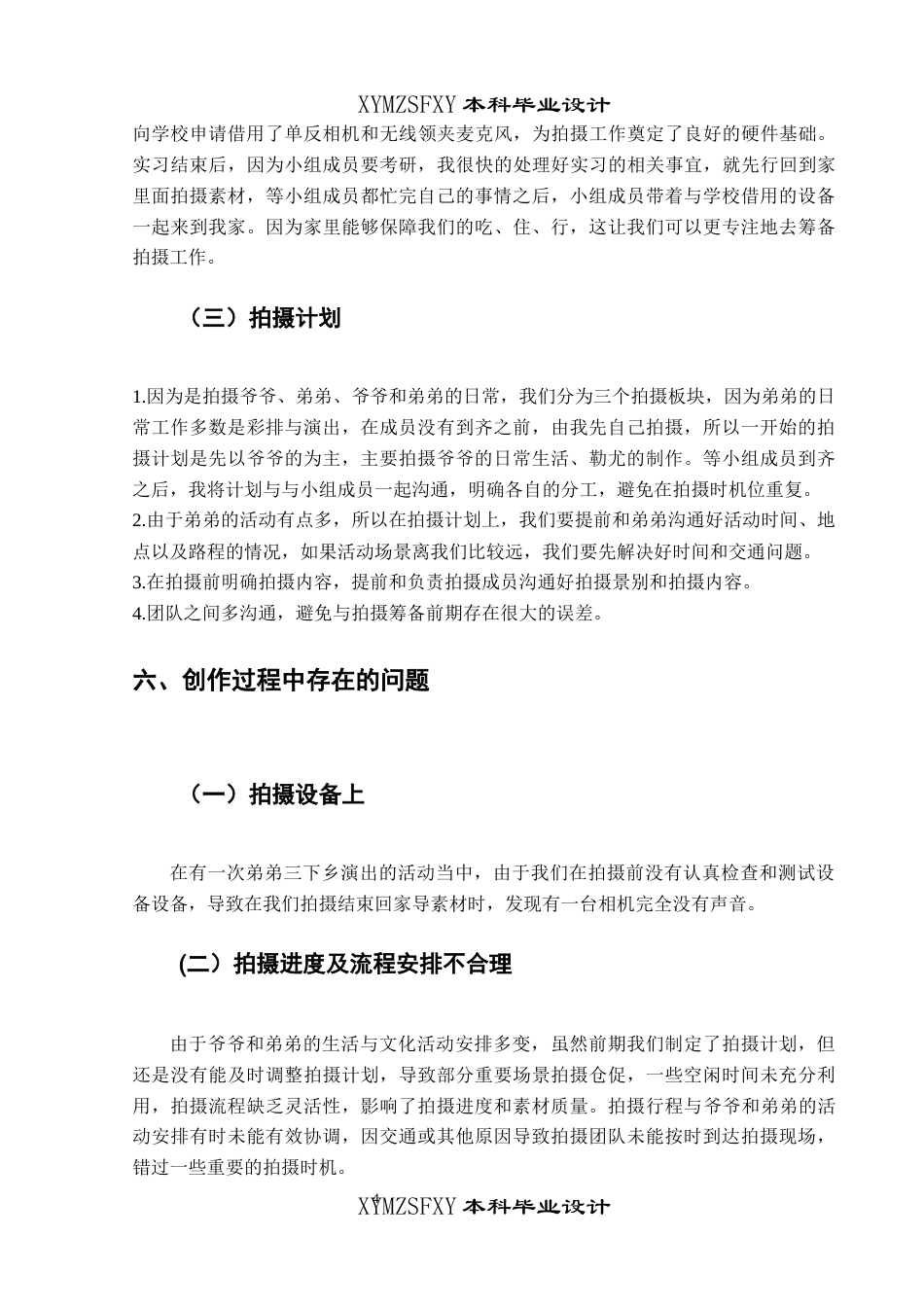 25年CH广播电视学本科 《传承之桥—勒尤》创作总结报告（导演部分）关键词：纪录片；非遗；传承-约4932字符.docx_第5页