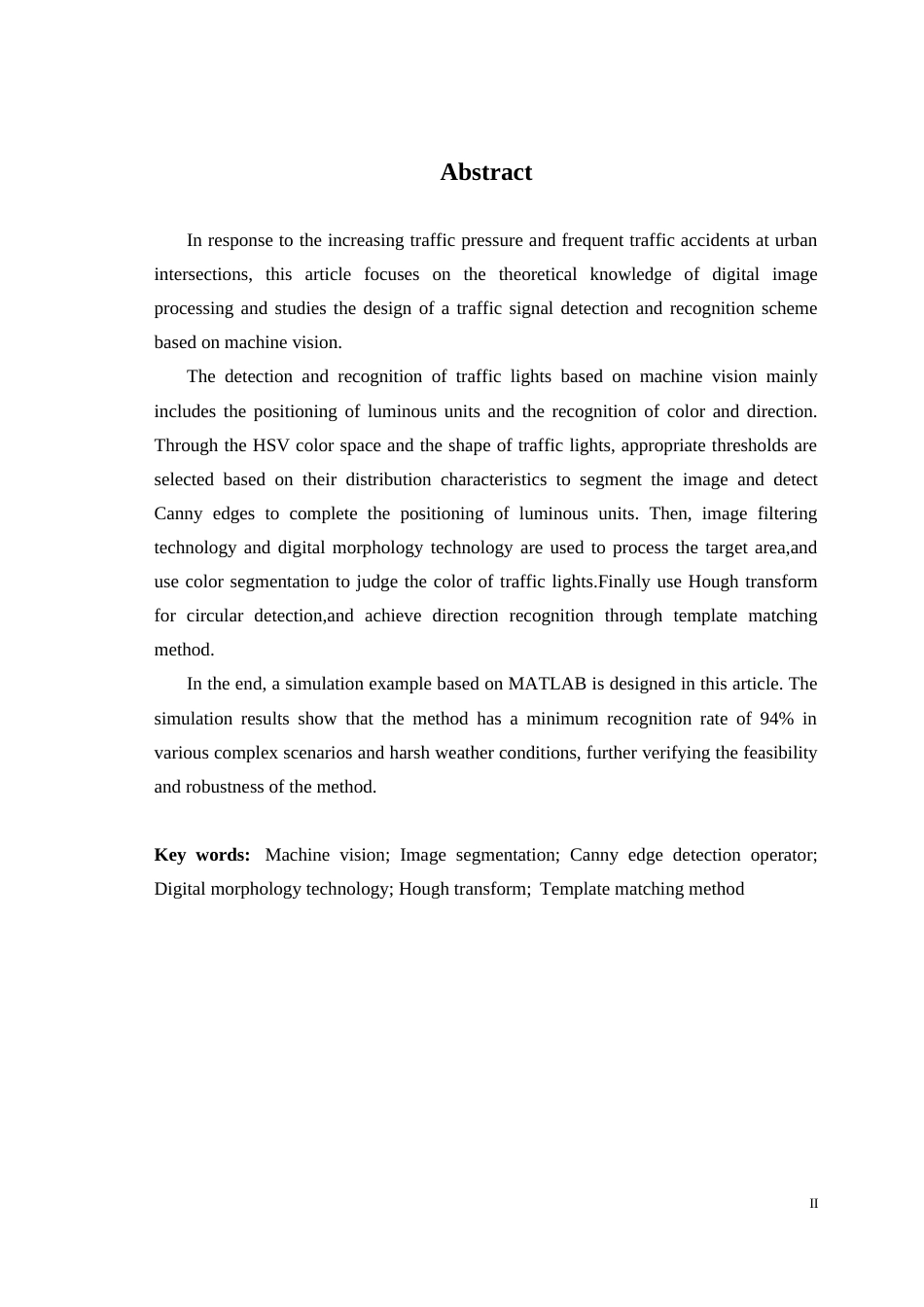 26年ZY基于机器视觉的交通信号灯检测与识别研究.docx三稿_第2页