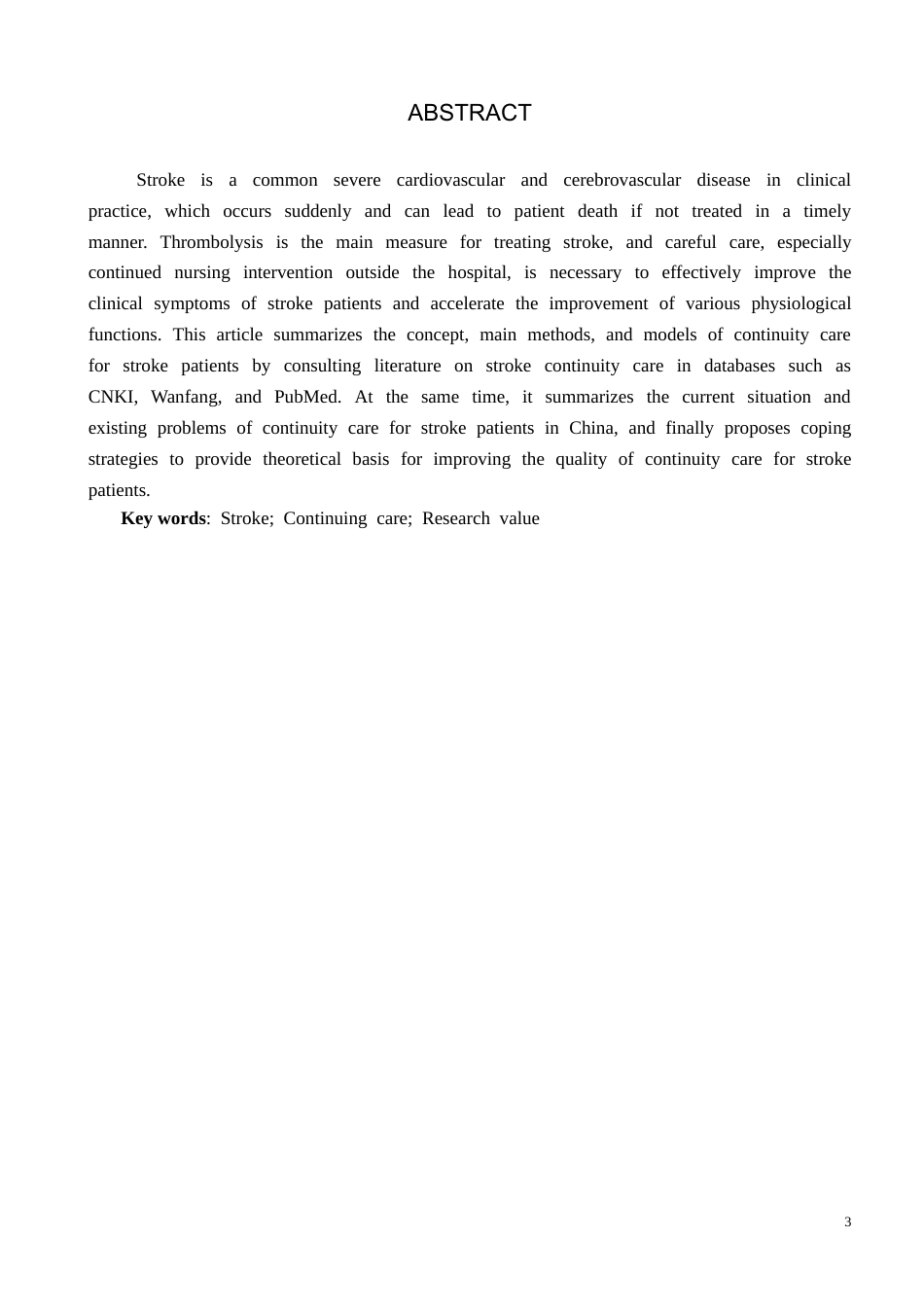 25年CH护理 脑卒中患者延续性护理干预综述分析-约5797字符.docx_第3页