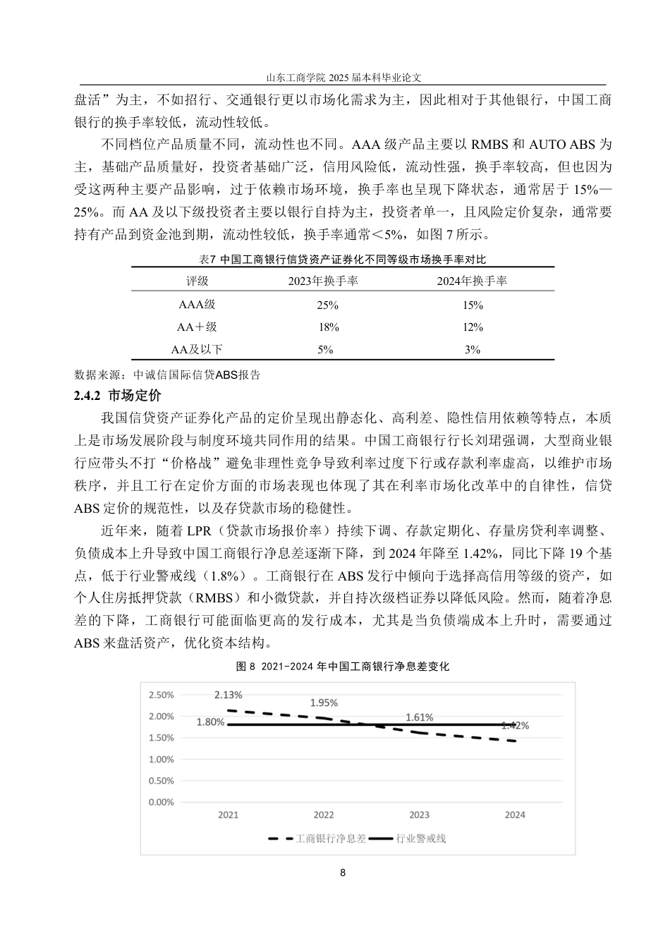 25年CH金融学-中国工商银行信贷资产证券化业务存在的问题与对策研究-约15881字符终.pdf_第10页