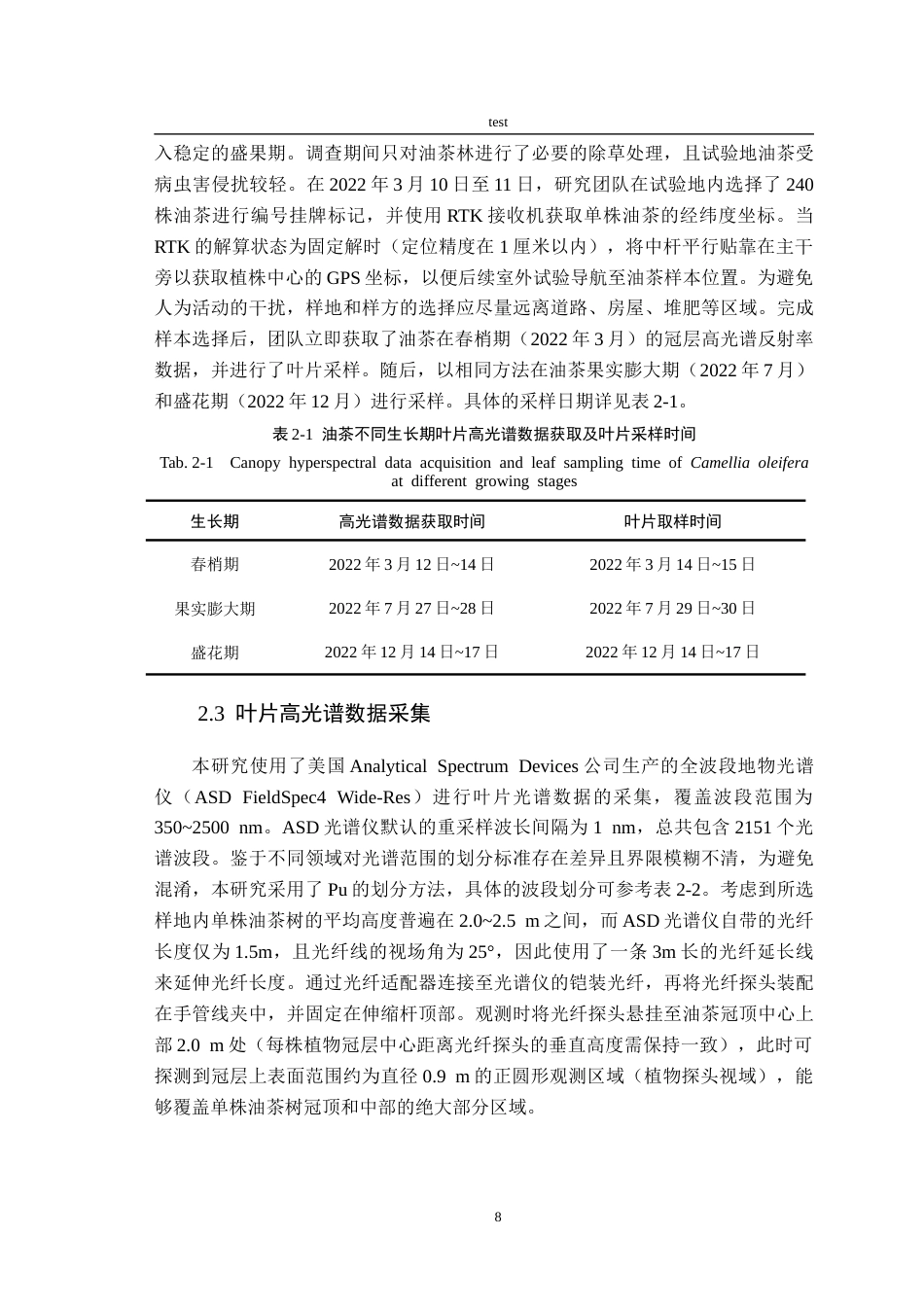 25年CH林学-不同生长期油茶叶片养分含量光谱响应特征变化分析-约15115字符终稿.docx_第6页