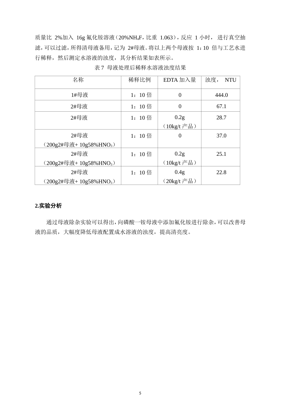 25年CH化工工程与工艺-工业级水溶性磷酸一铵工艺优化-约5309字符.doc_第7页