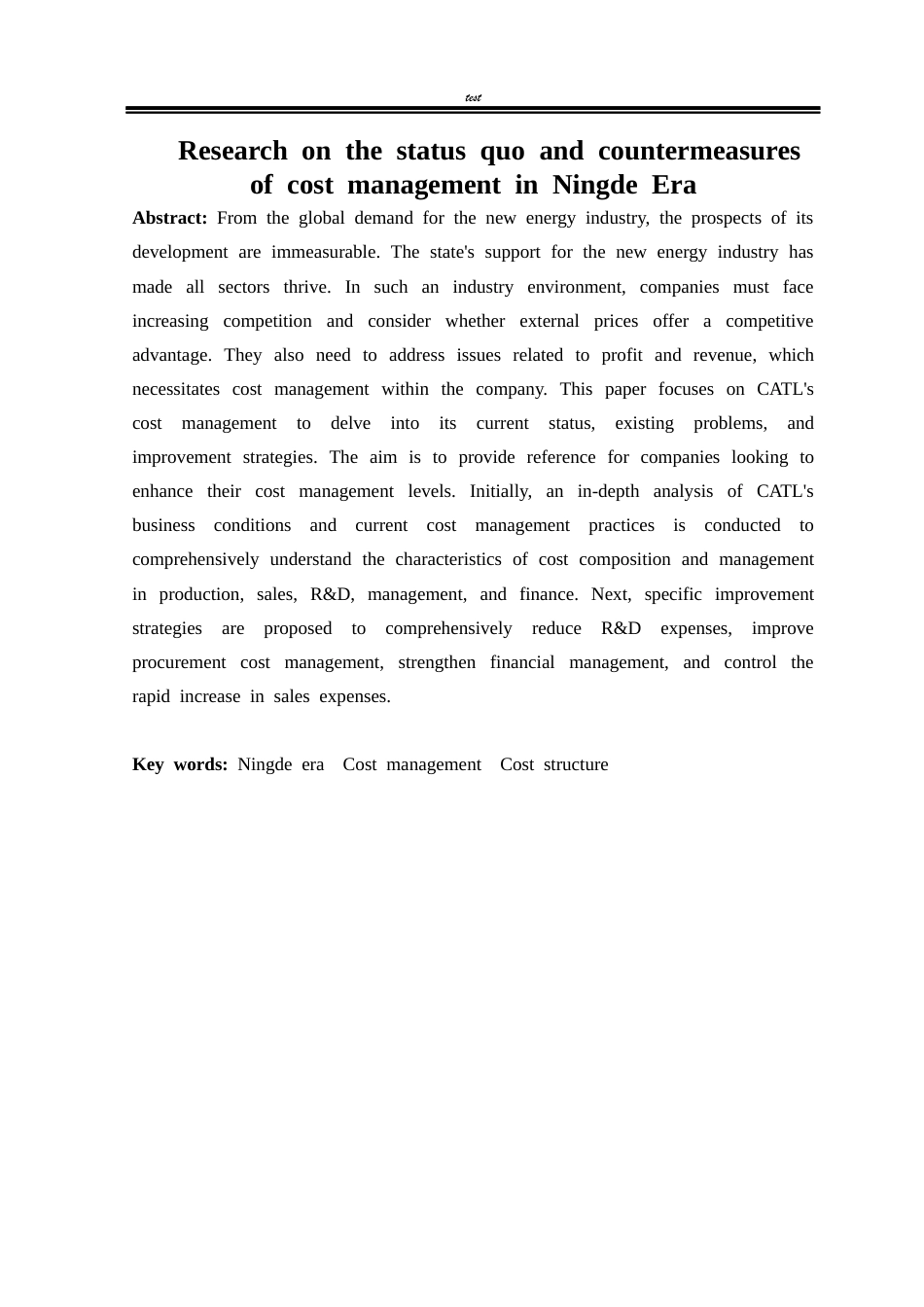 25年CH工商管理 宁德时代成本管理现状与对策研究-约15247字符.docx_第2页