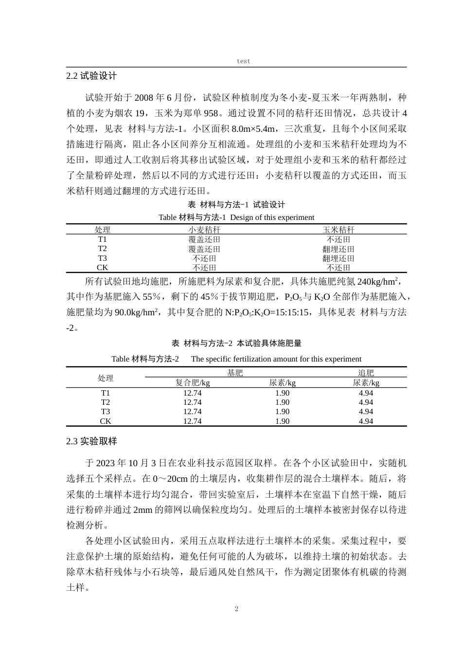 25年CH农学-长期秸秆还田对砂姜黑土区玉米季土壤碳库的影响-约9683字符.docx_第5页