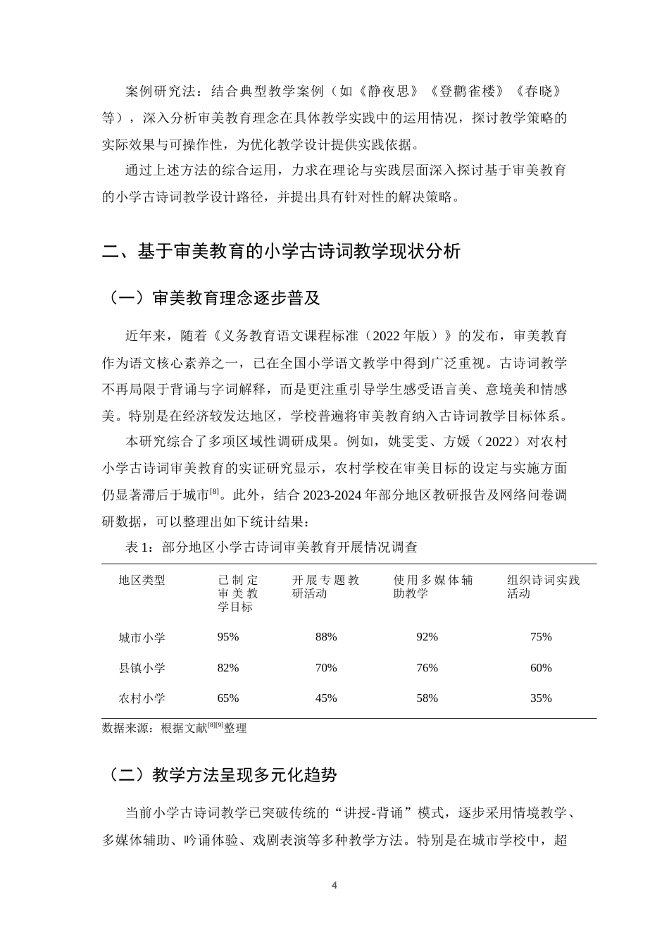 25年CH小学教育-基于审美教育的小学古诗词教学设计研究-约8289字符终版.docx_第6页