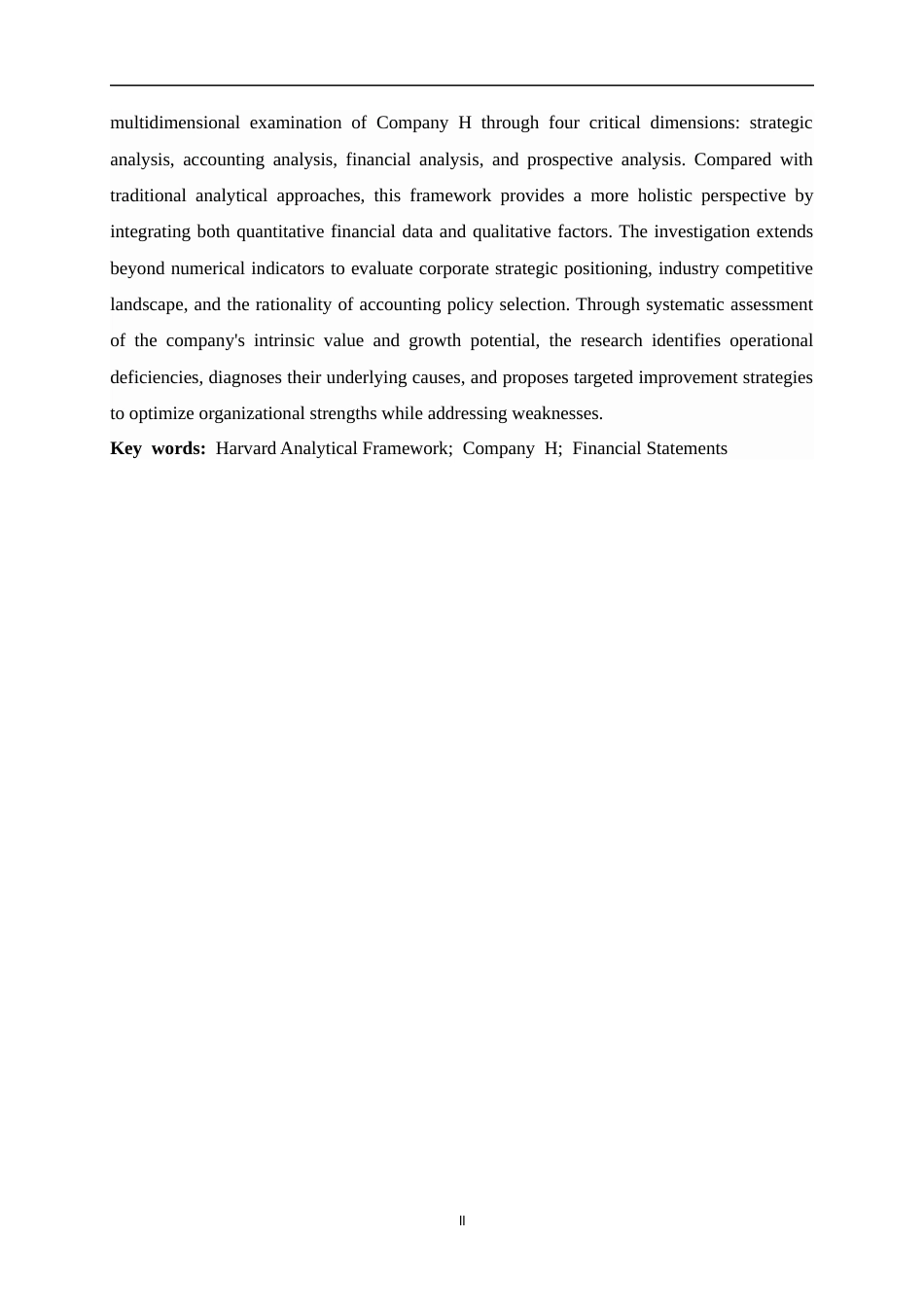 25年CH会计学 哈佛分析框架下H公司的财务报表分析-约20634字符.docx_第3页