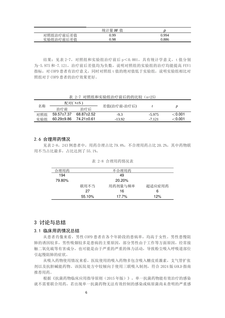 25年CH药学-慢性阻塞性肺病在某医院的临床用药情况-约9635字符终版.docx_第8页