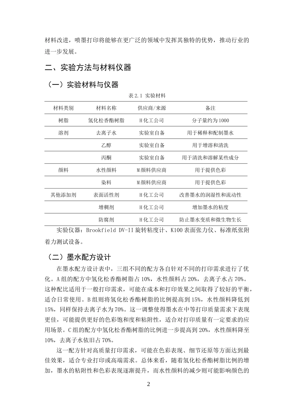25年CH化学工程与工艺-氢化松香酯树脂在喷墨式打印机墨水生产中的应用研究-约7209字符终版.docx_第4页