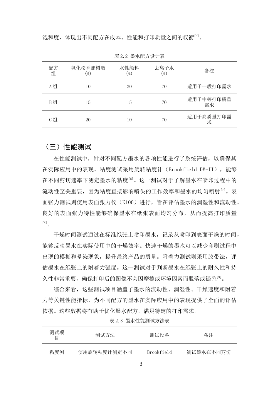 25年CH化学工程与工艺-氢化松香酯树脂在喷墨式打印机墨水生产中的应用研究-约7209字符终版.docx_第5页