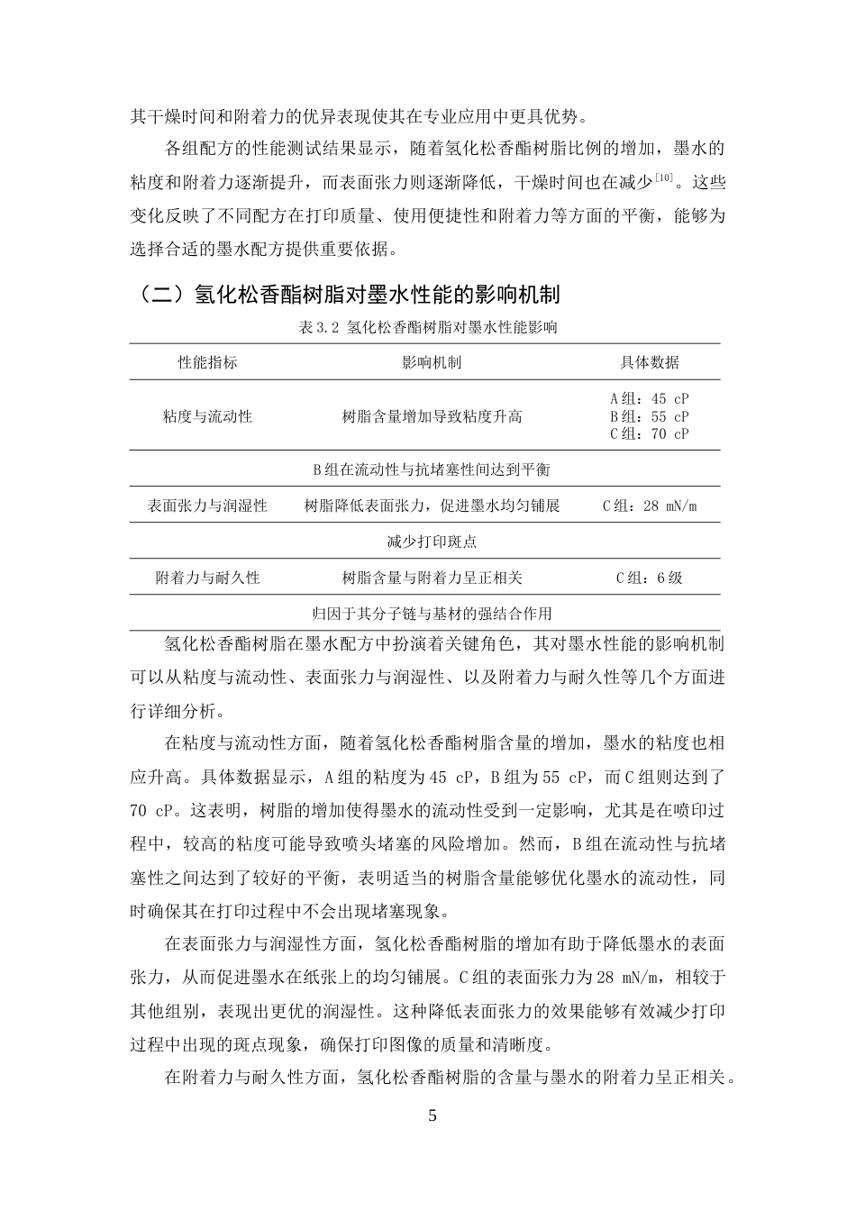 25年CH化学工程与工艺-氢化松香酯树脂在喷墨式打印机墨水生产中的应用研究-约7209字符终版.docx_第7页