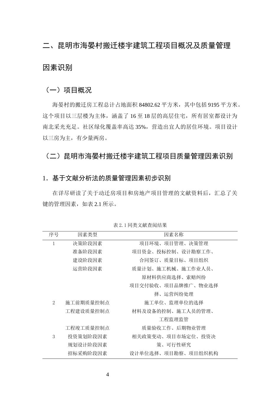 25年CH土木工程-昆明市海晏村搬迁楼宇建筑工程项目质量管理研究-约10652字符终版.docx_第6页