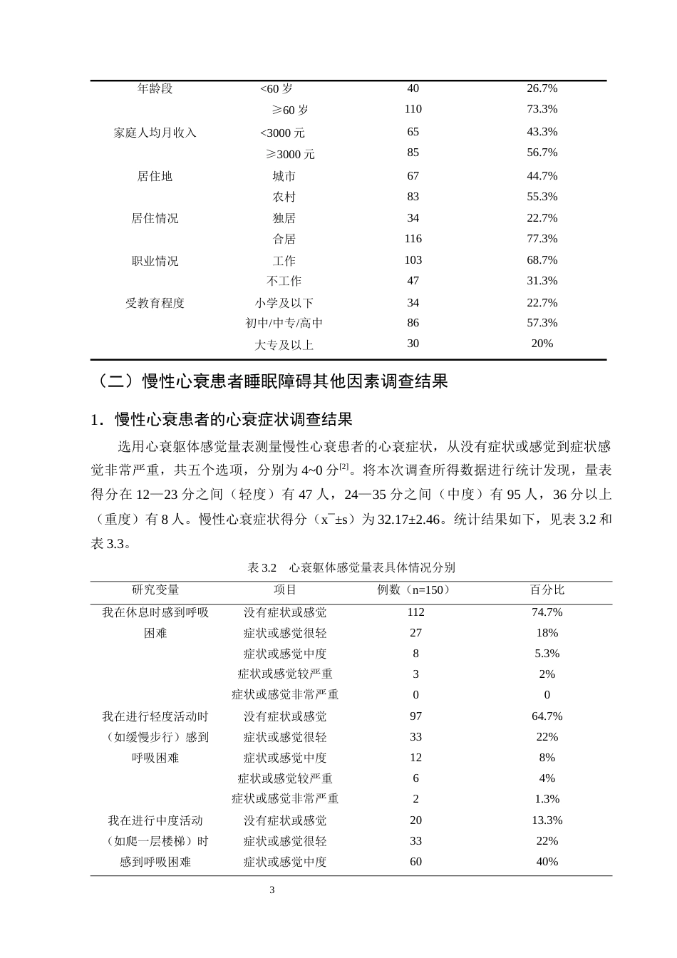 25年CH护理学-慢性心衰患者睡眠障碍影响因素调查分析-约7927字符终版.docx_第5页