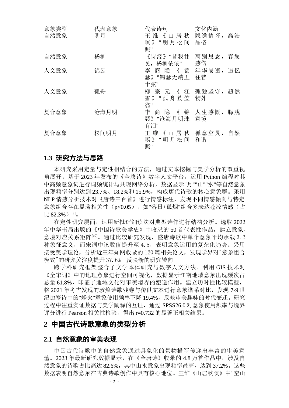 25年CH汉语言文学 中国古代诗歌中的意象运用与审美境界-约10213字符.docx_第4页