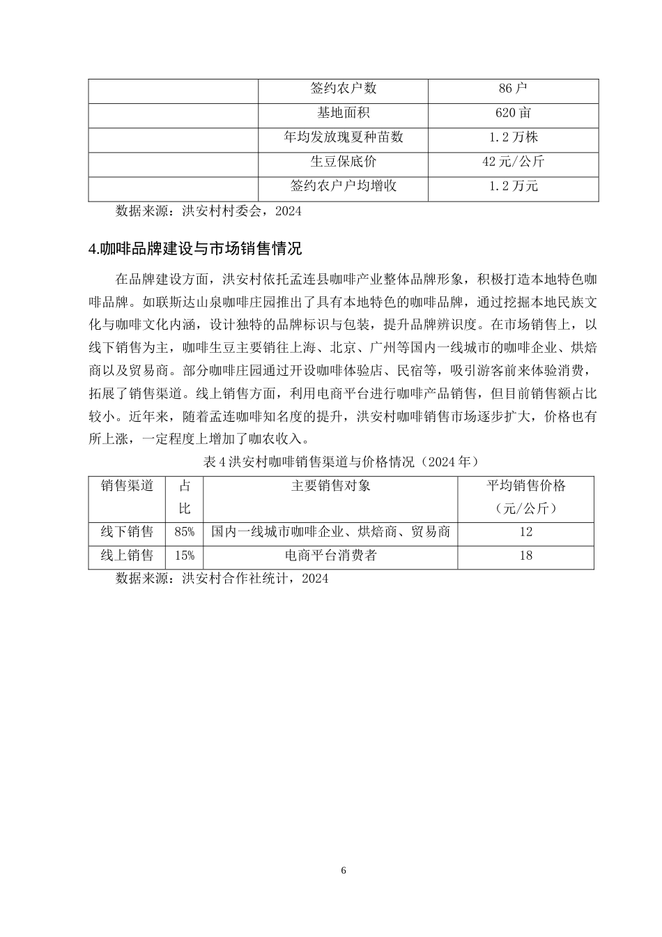 25年CH农林经济管理-孟连县娜允镇洪安村咖啡产业发展问题研究-约11544字符终版.docx_第8页